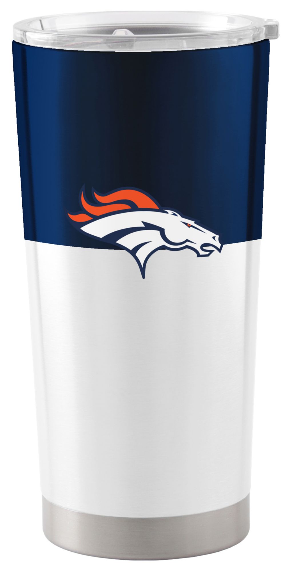 Logo Brands Denver Broncos 20 oz. Stainless Steel Colorblock Tumbler