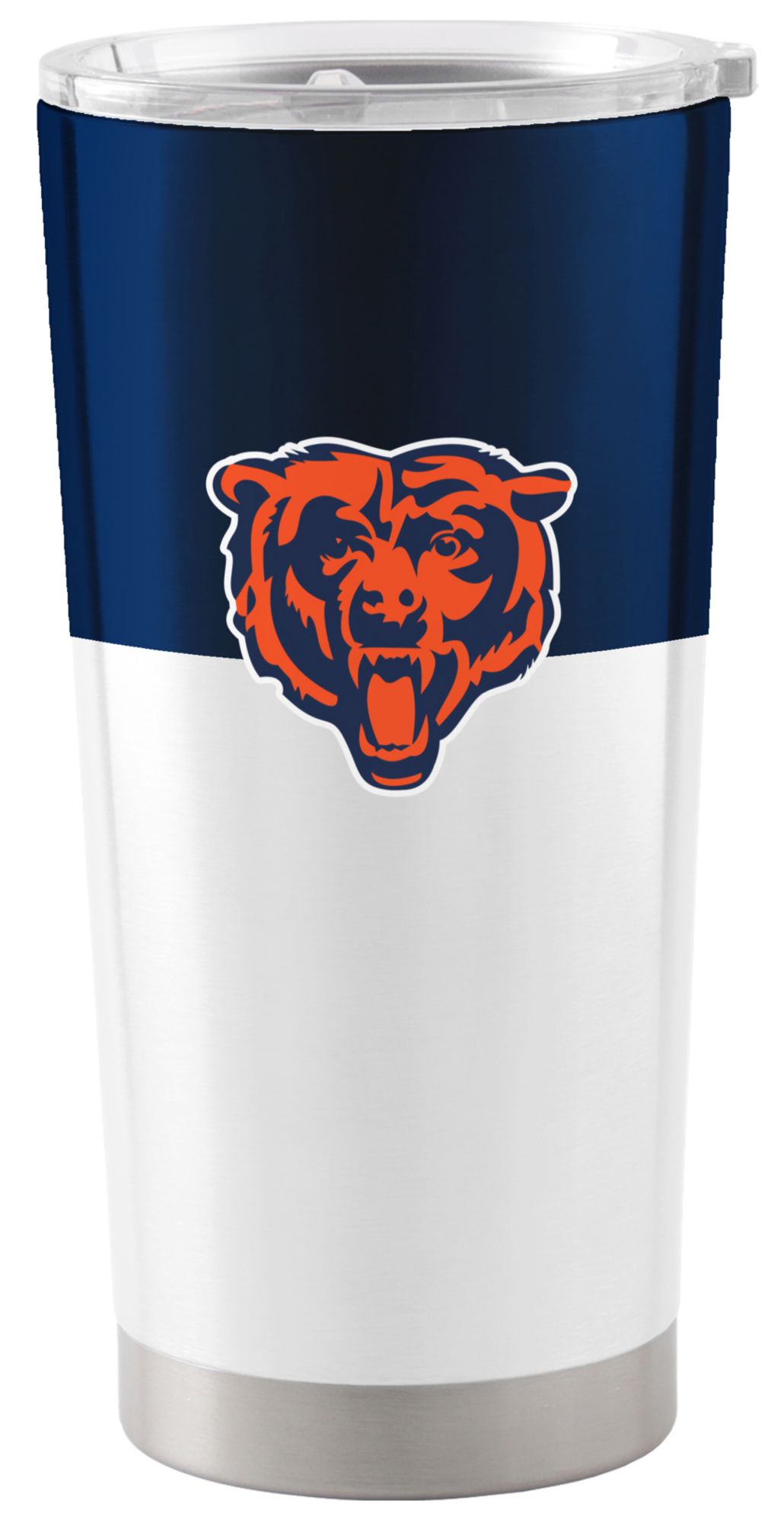 Logo Brands Chicago Bears 20 oz. Stainless Steel Colorblock Tumbler