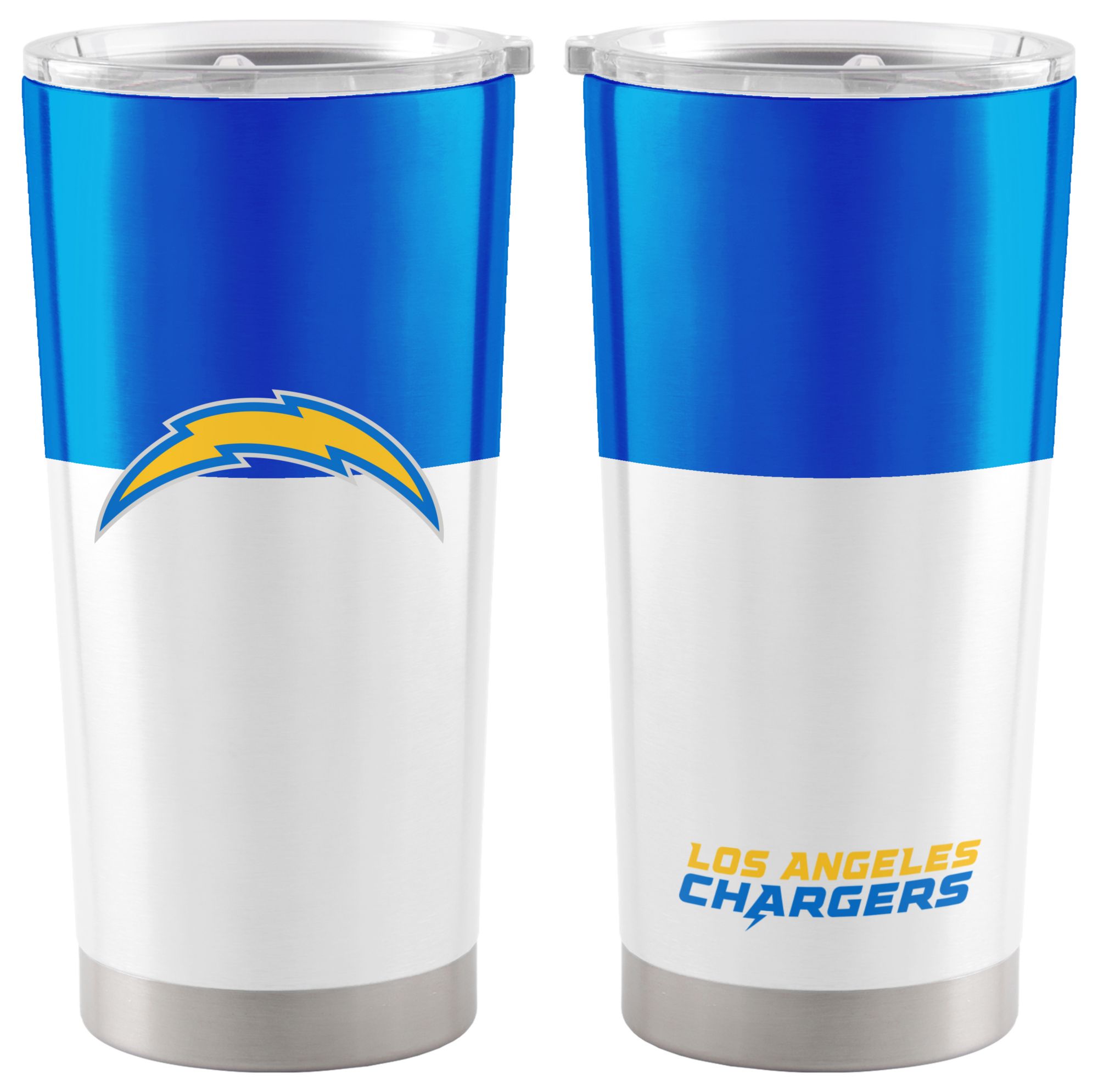 Logo Brands Los Angeles Chargers 20 oz. Stainless Steel Colorblock Tumbler