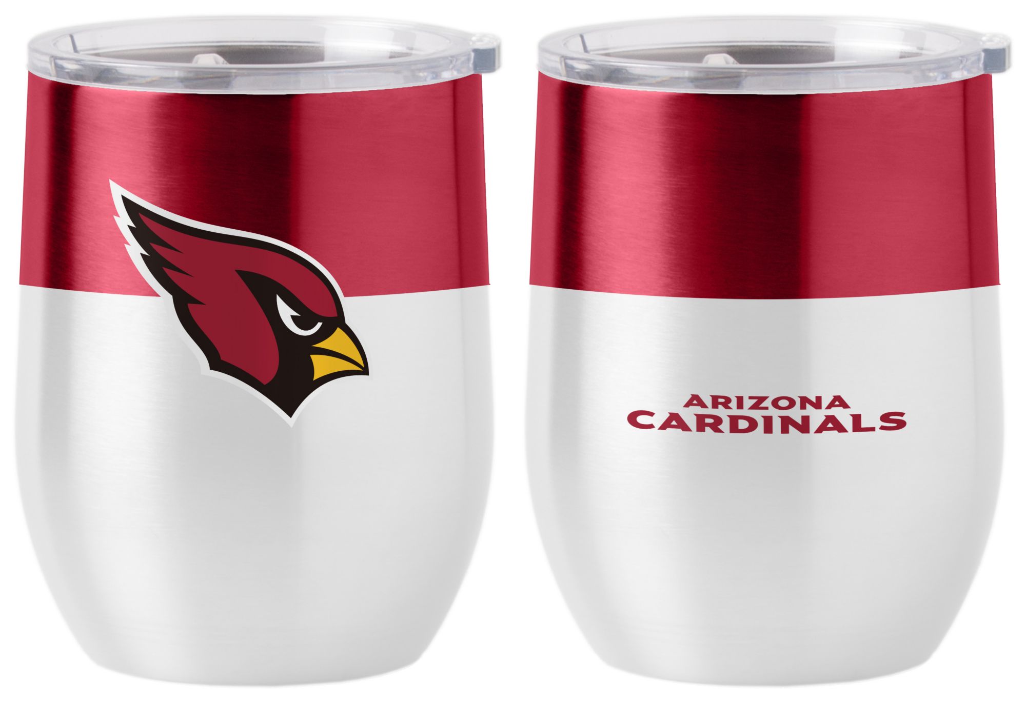 Logo Brands Arizona Cardinals 16 oz. Stainless Steel Colorblock Tumbler