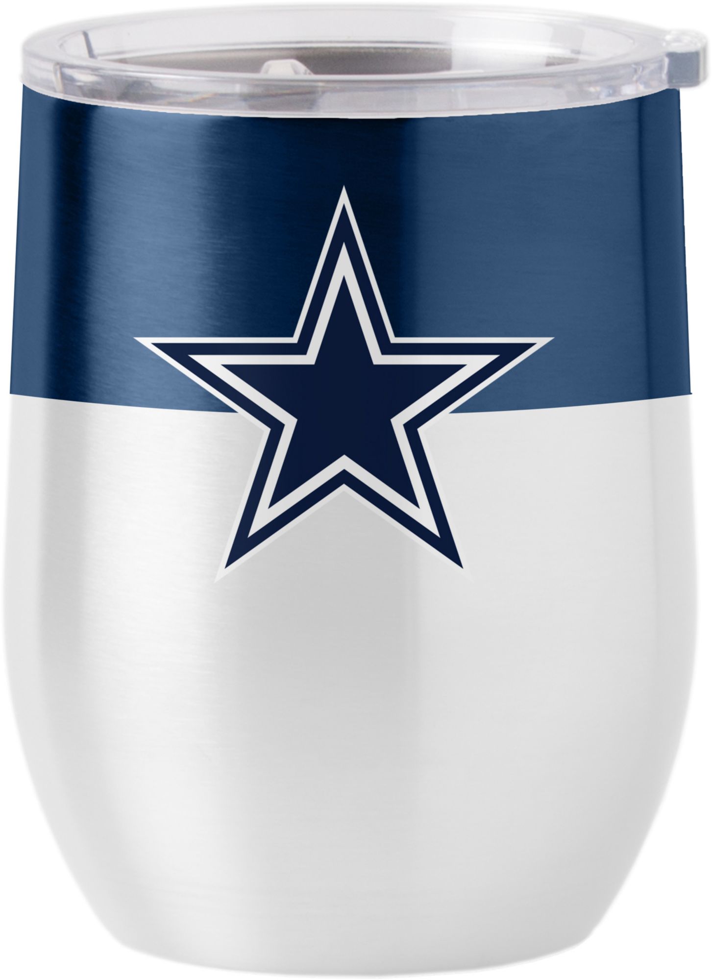Logo Brands Dallas Cowboys 16 oz. Stainless Steel Colorblock Tumbler