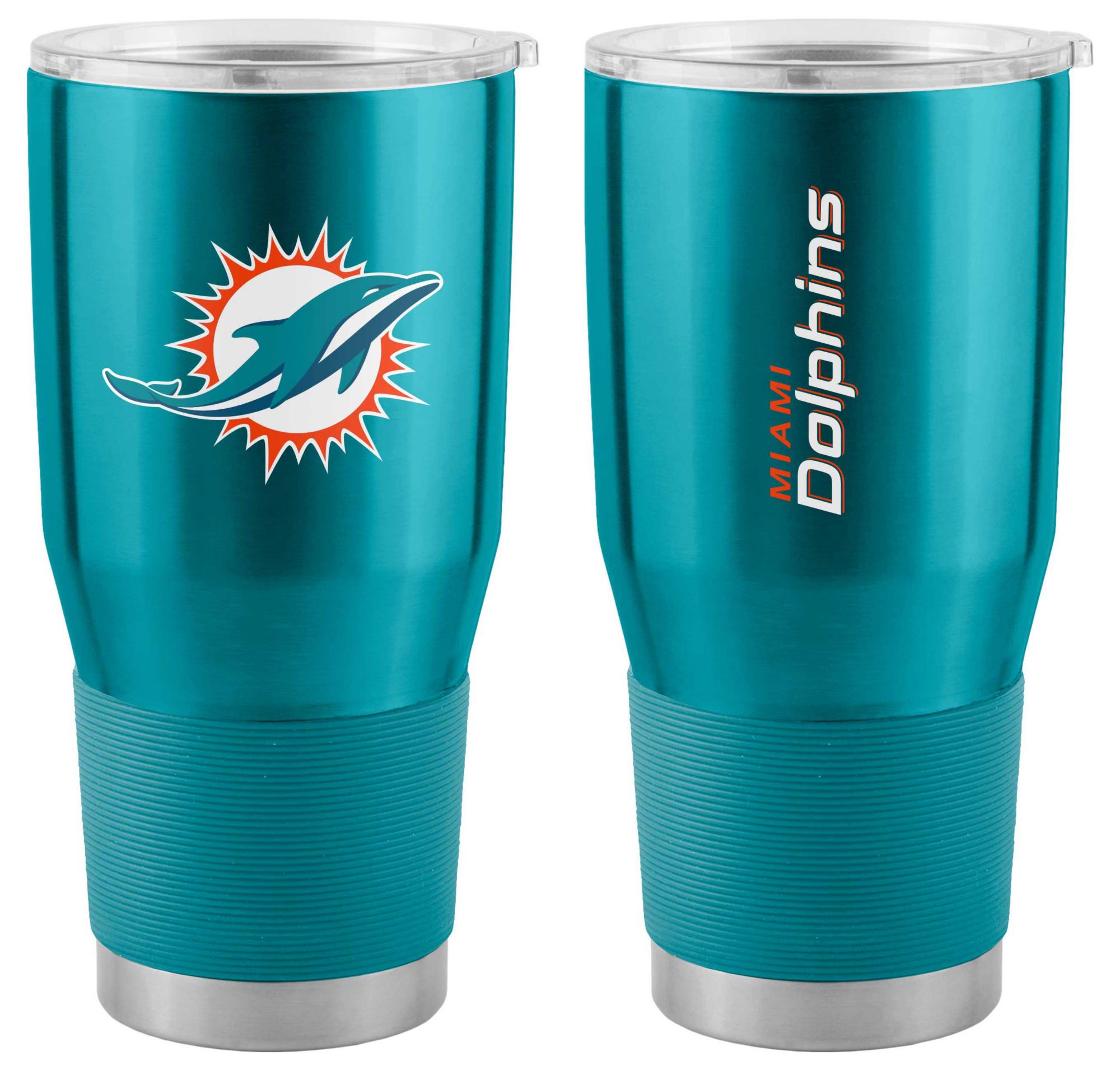 Logo Brands Miami Dolphins 30 oz. Stainless Steel Gameday Tumbler