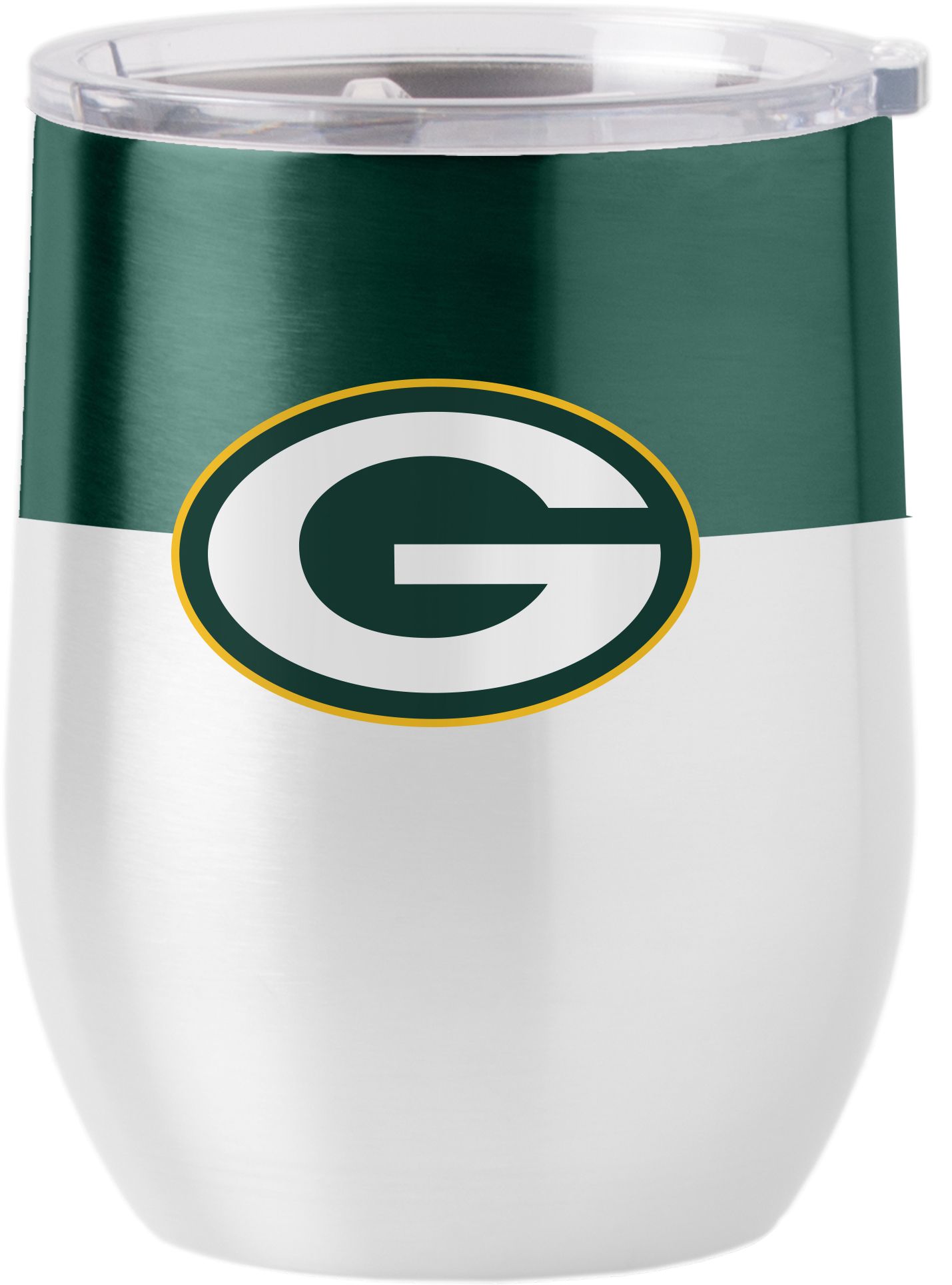 Logo Brands Green Bay Packers 16 oz. Stainless Steel Colorblock Tumbler