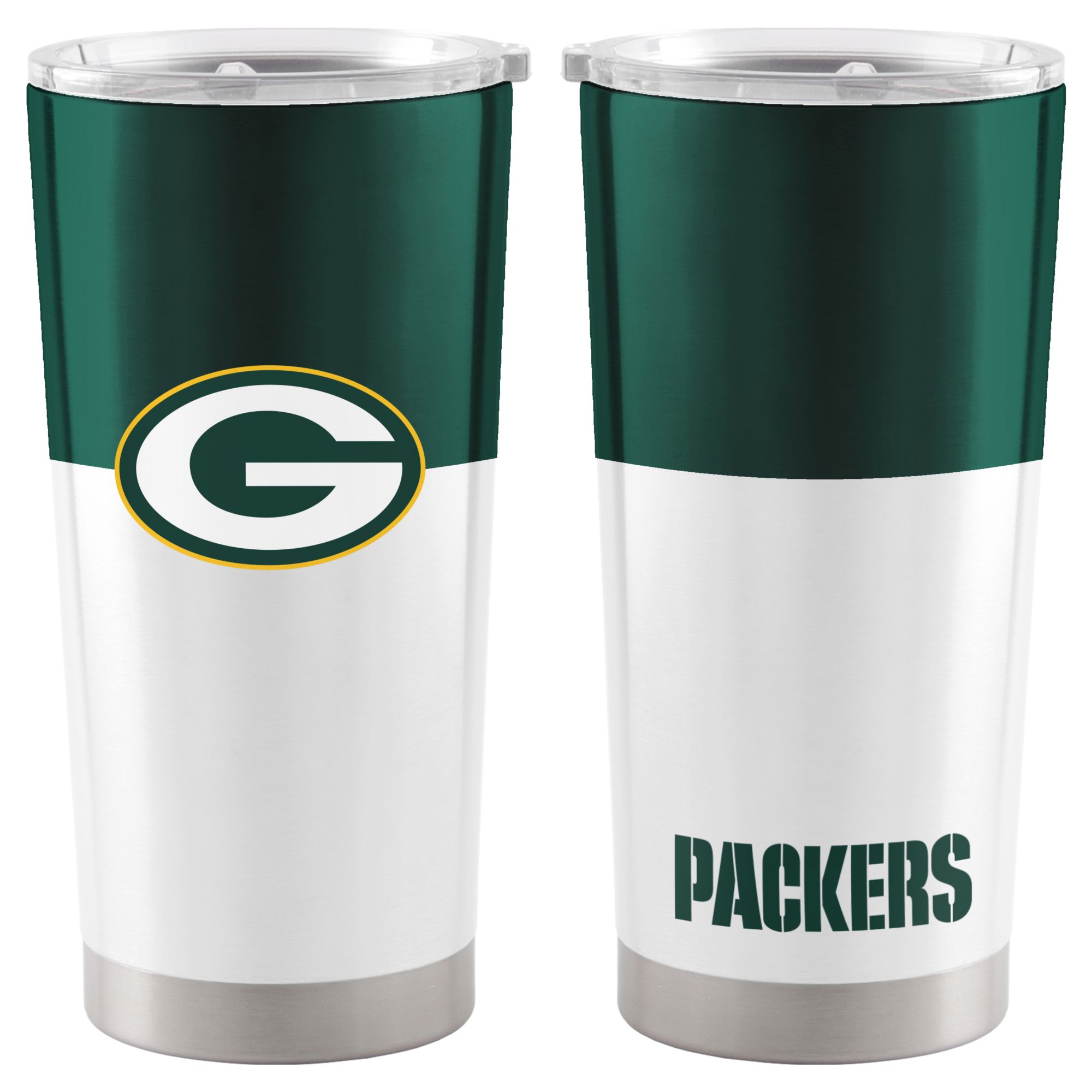 Logo Brands Green Bay Packers 20 oz. Stainless Steel Colorblock Tumbler
