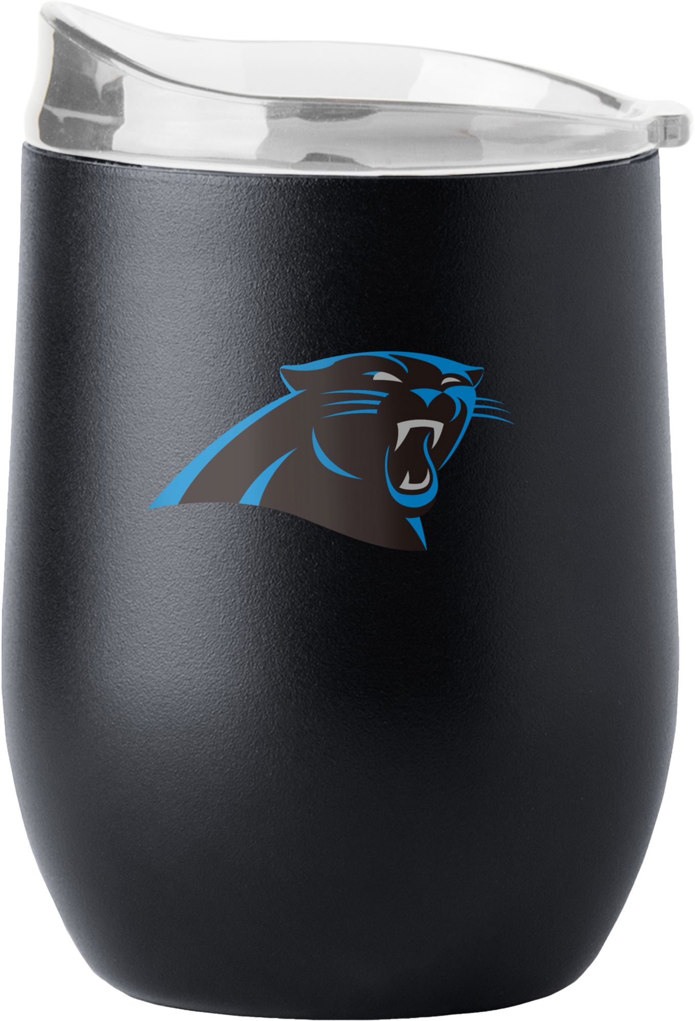 Logo Brands Carolina Panthers 16 oz. Stainless Steel Flipside Tumbler
