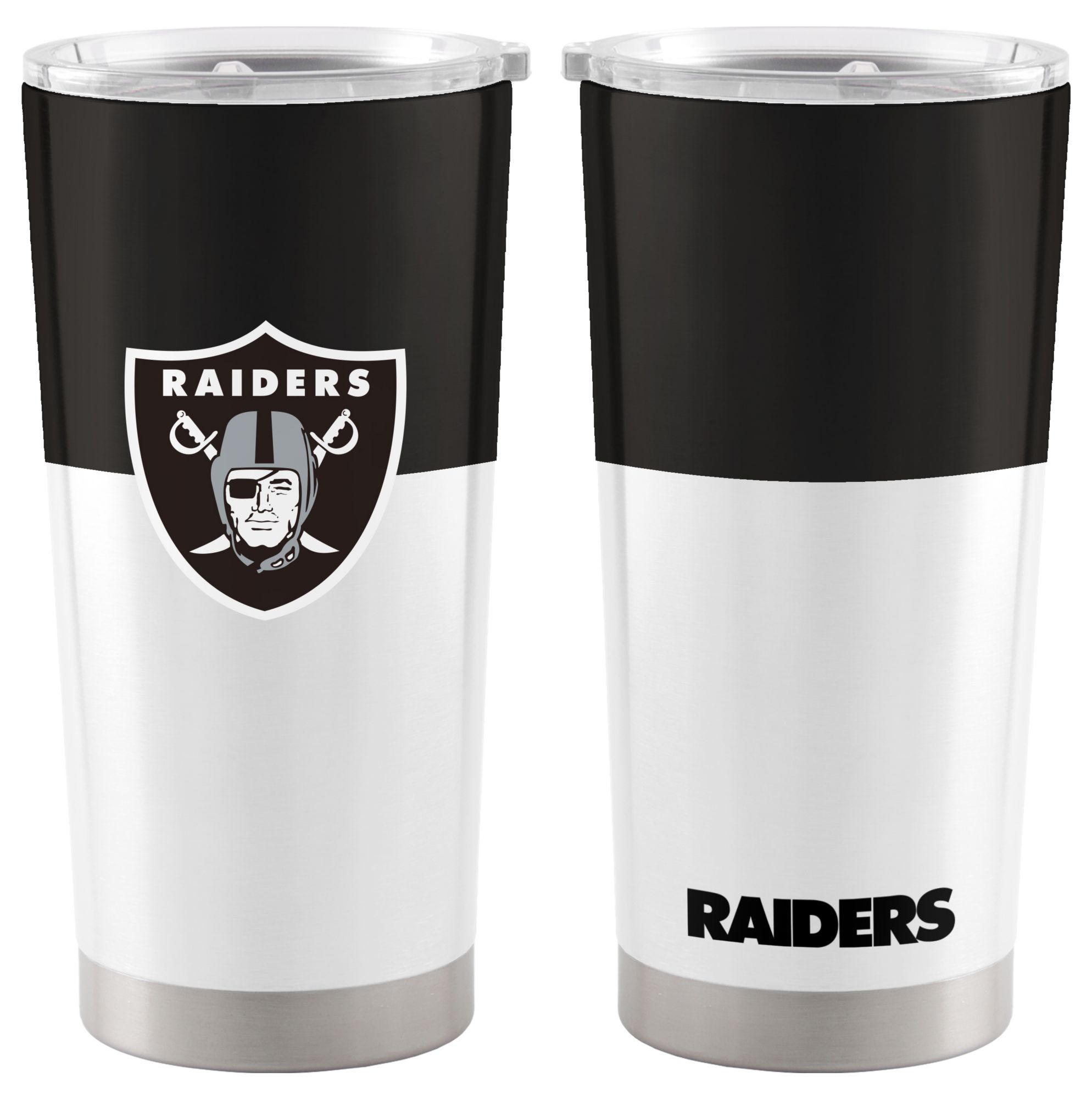 Logo Brands Las Vegas Raiders 20 oz. Stainless Steel Colorblock Tumbler