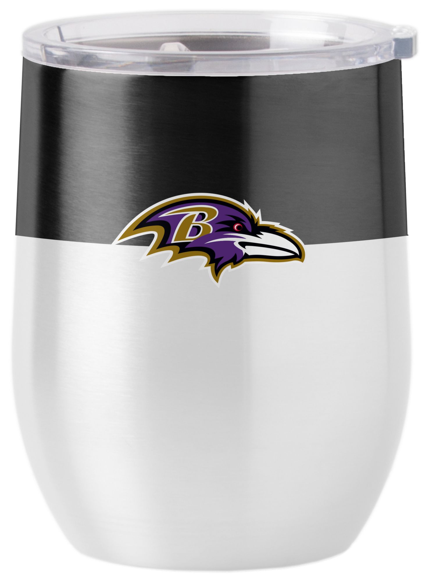 Logo Brands Baltimore Ravens 16 oz. Stainless Steel Colorblock Tumbler
