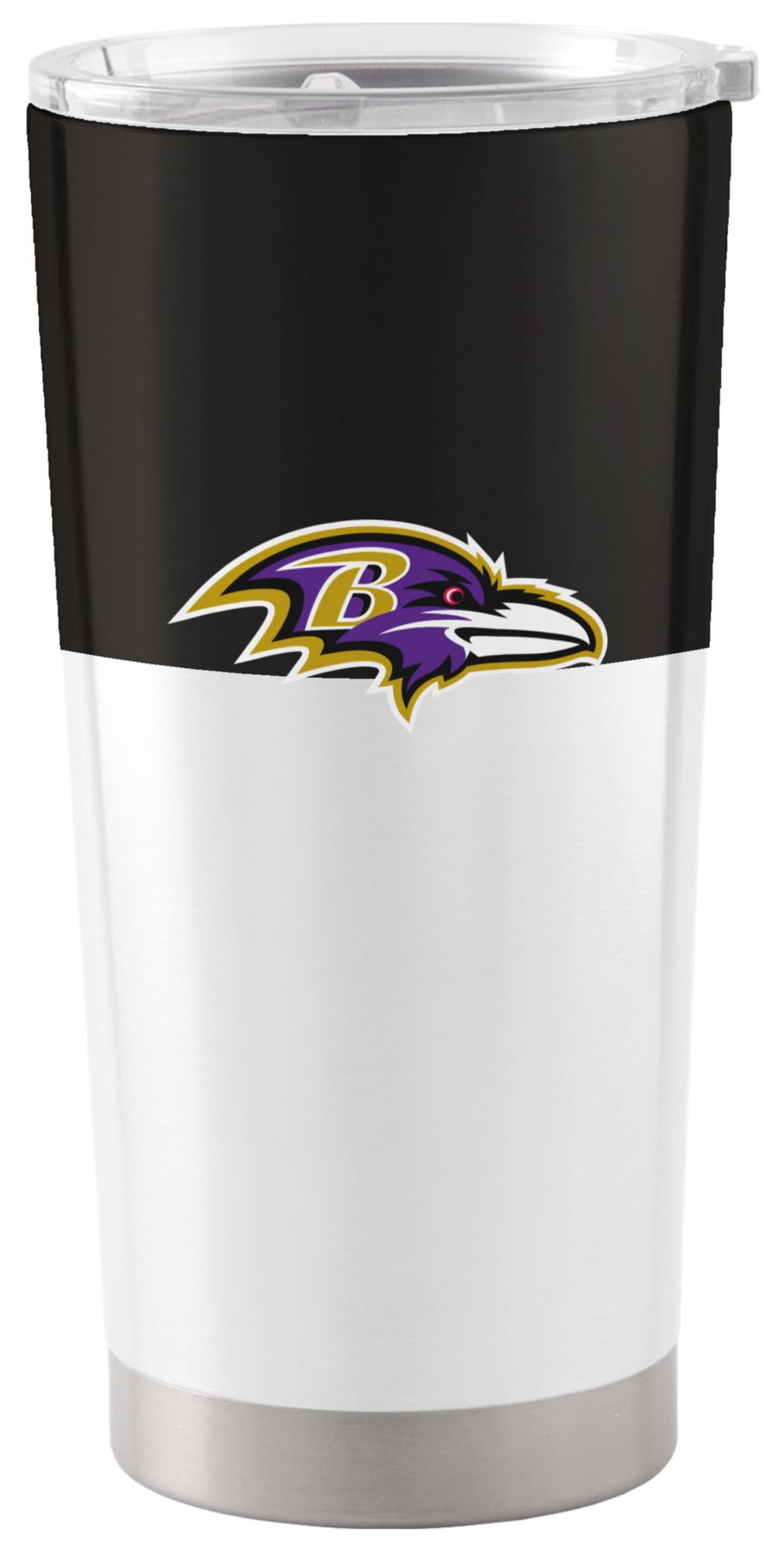 Logo Brands Baltimore Ravens 20 oz. Stainless Steel Colorblock Tumbler