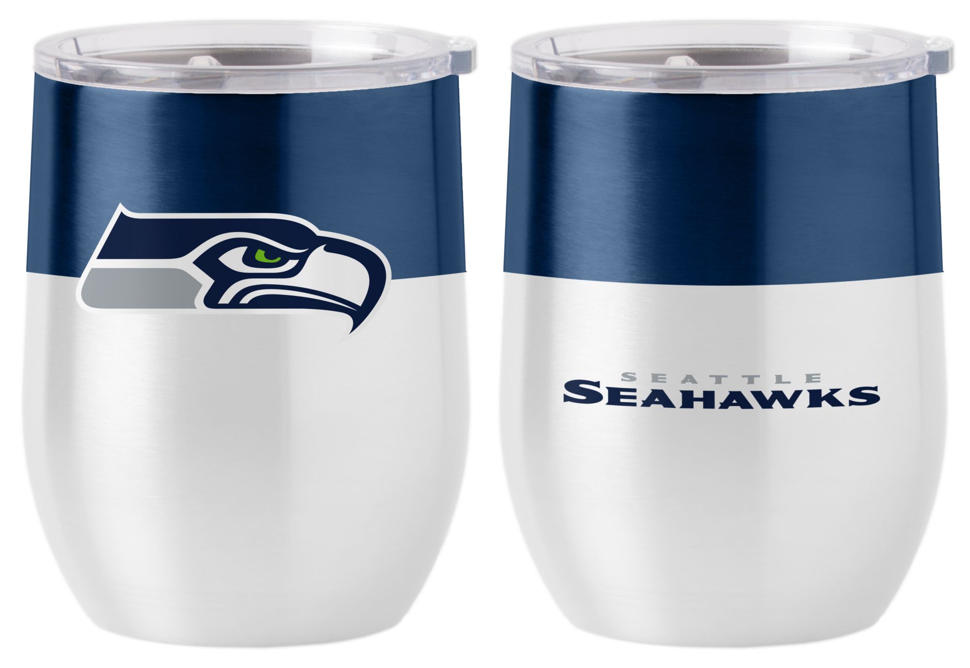 Logo Brands Seattle Seahawks 16 oz. Stainless Steel Colorblock Tumbler