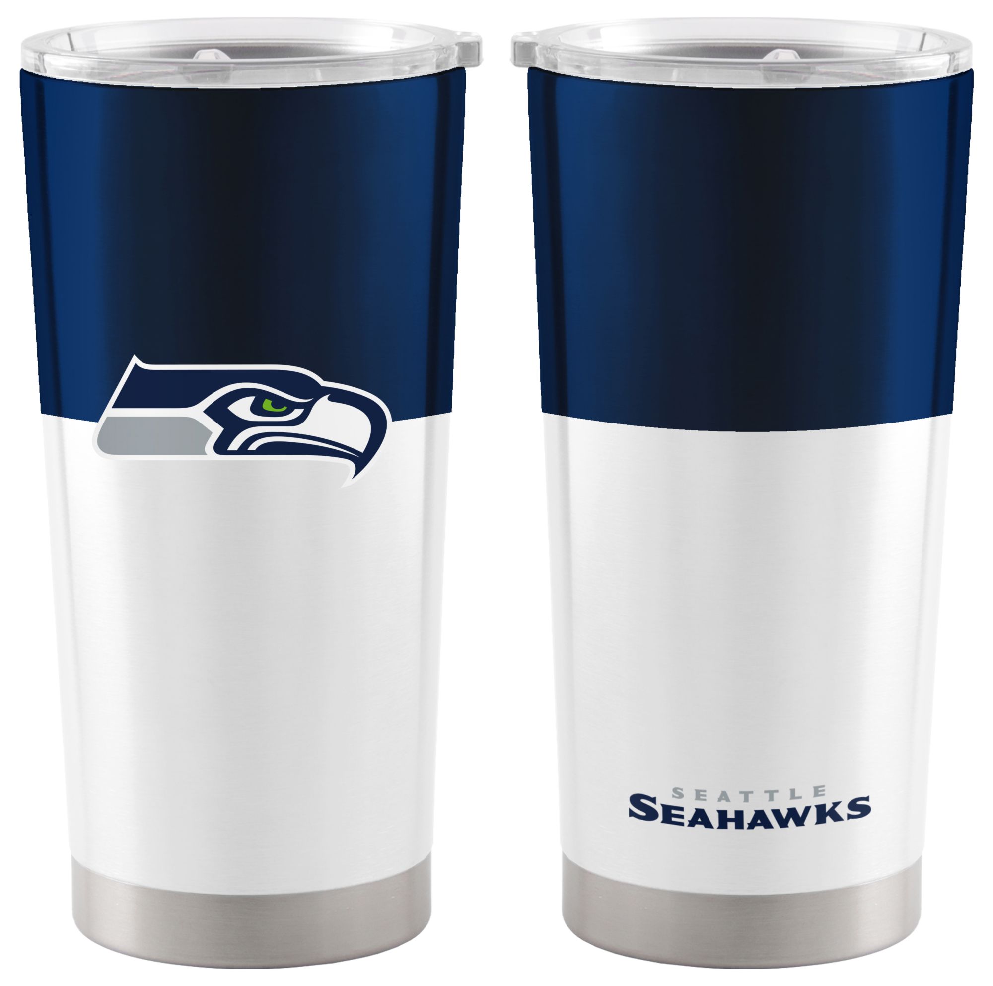 Logo Brands Seattle Seahawks 20 oz. Stainless Steel Colorblock Tumbler