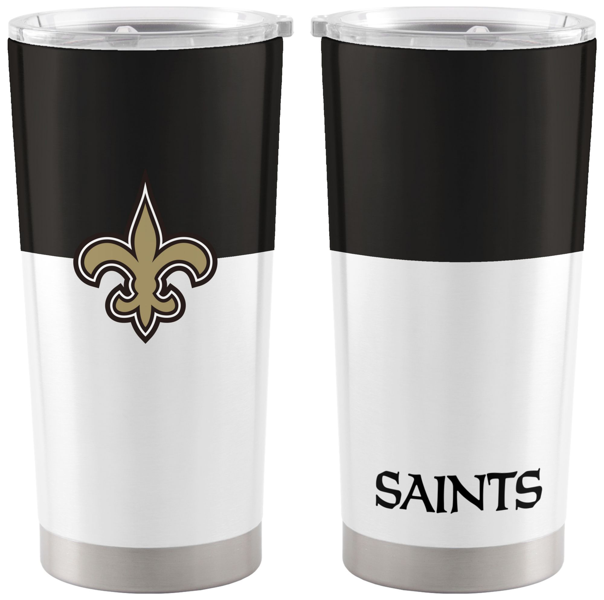 Logo Brands New Orleans Saints 20 oz. Stainless Steel Colorblock Tumbler