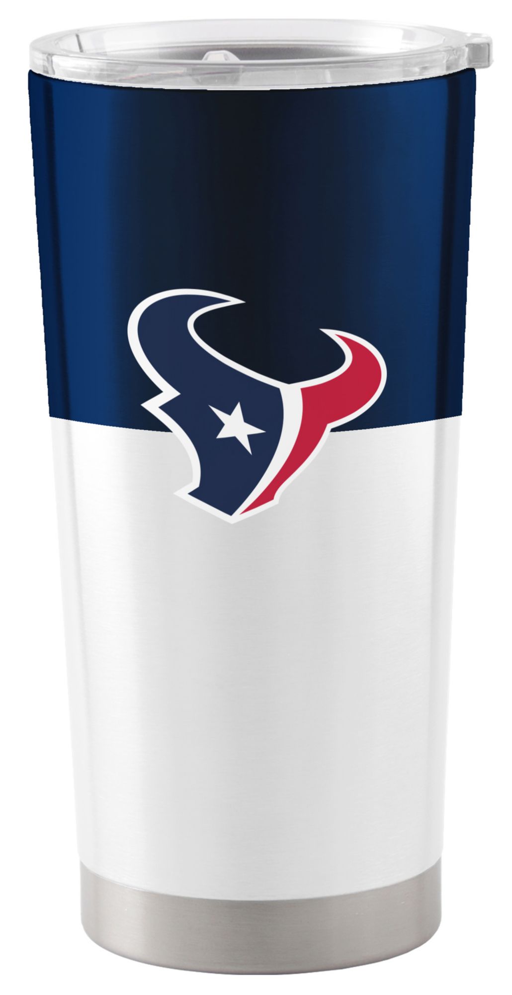 Logo Brands Houston Texans 20 oz. Stainless Steel Colorblock Tumbler