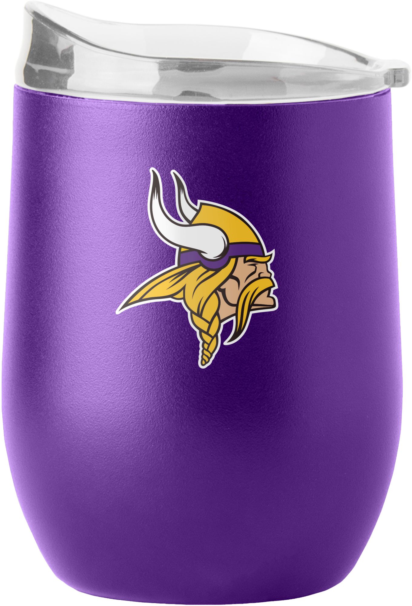 Logo Brands Minnesota Vikings 16 oz. Stainless Steel Flipside Tumbler