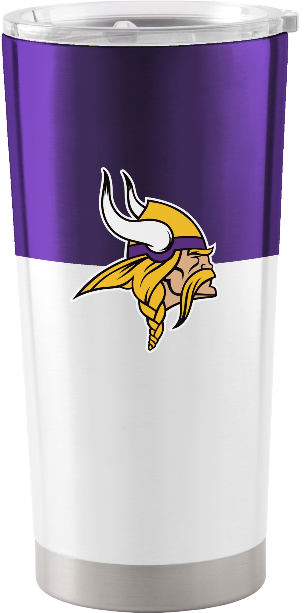 Logo Brands Minnesota Vikings 20 oz. Stainless Steel Colorblock Tumbler