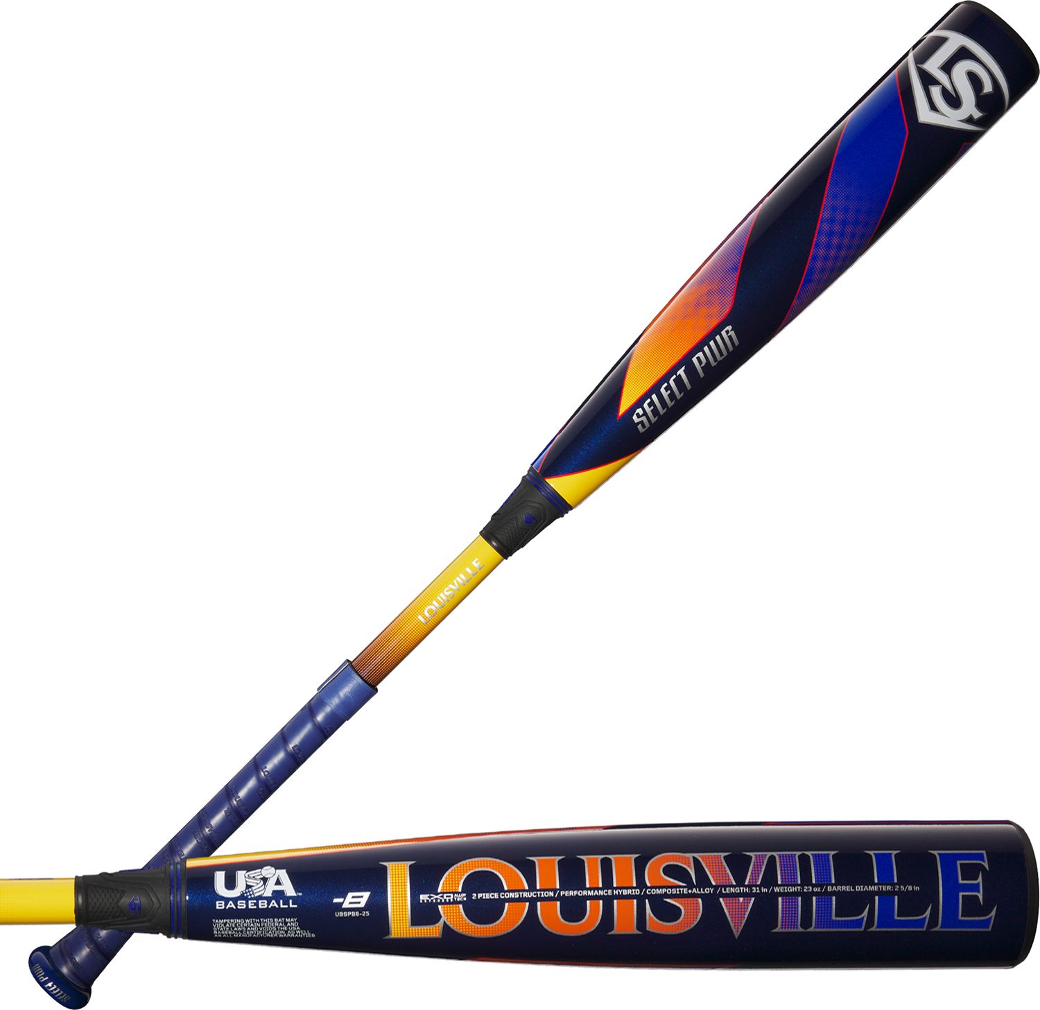 Louisville Slugger Select PWR USA Youth Bat 2025 (-8)