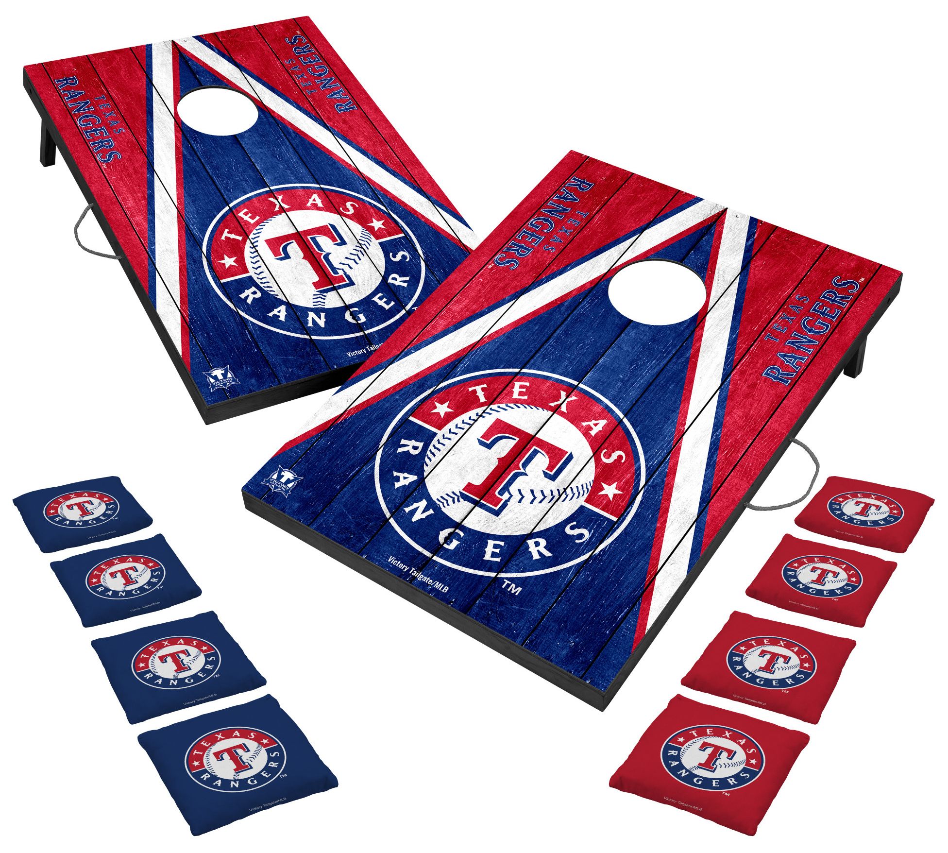 Victory Tailgate Texas Rangers 2' x 3' Solid Wood Cornhole Boards
