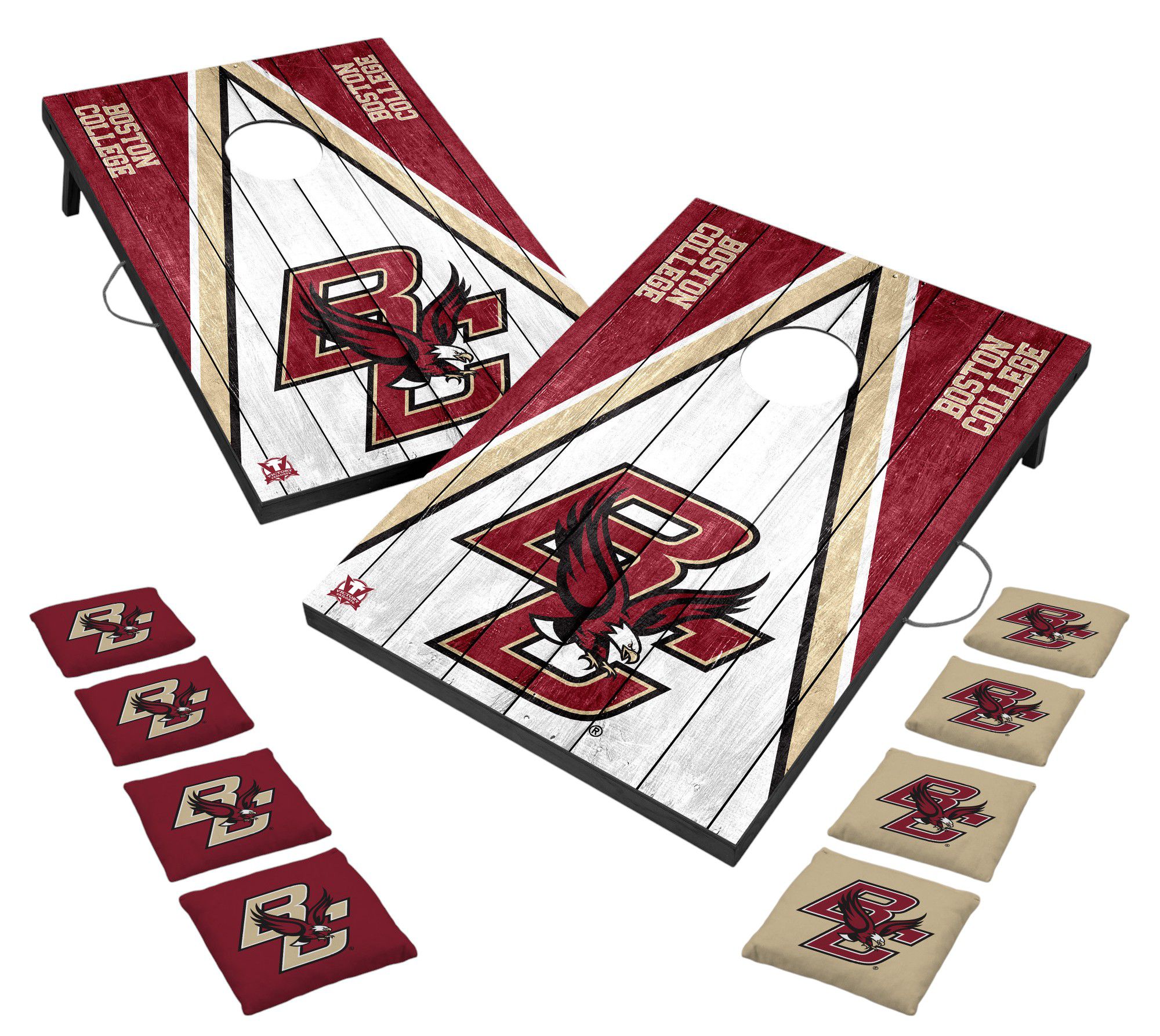 Victory Tailgate Boston College Eagles 2' x 3' Solid Wood Cornhole Boards