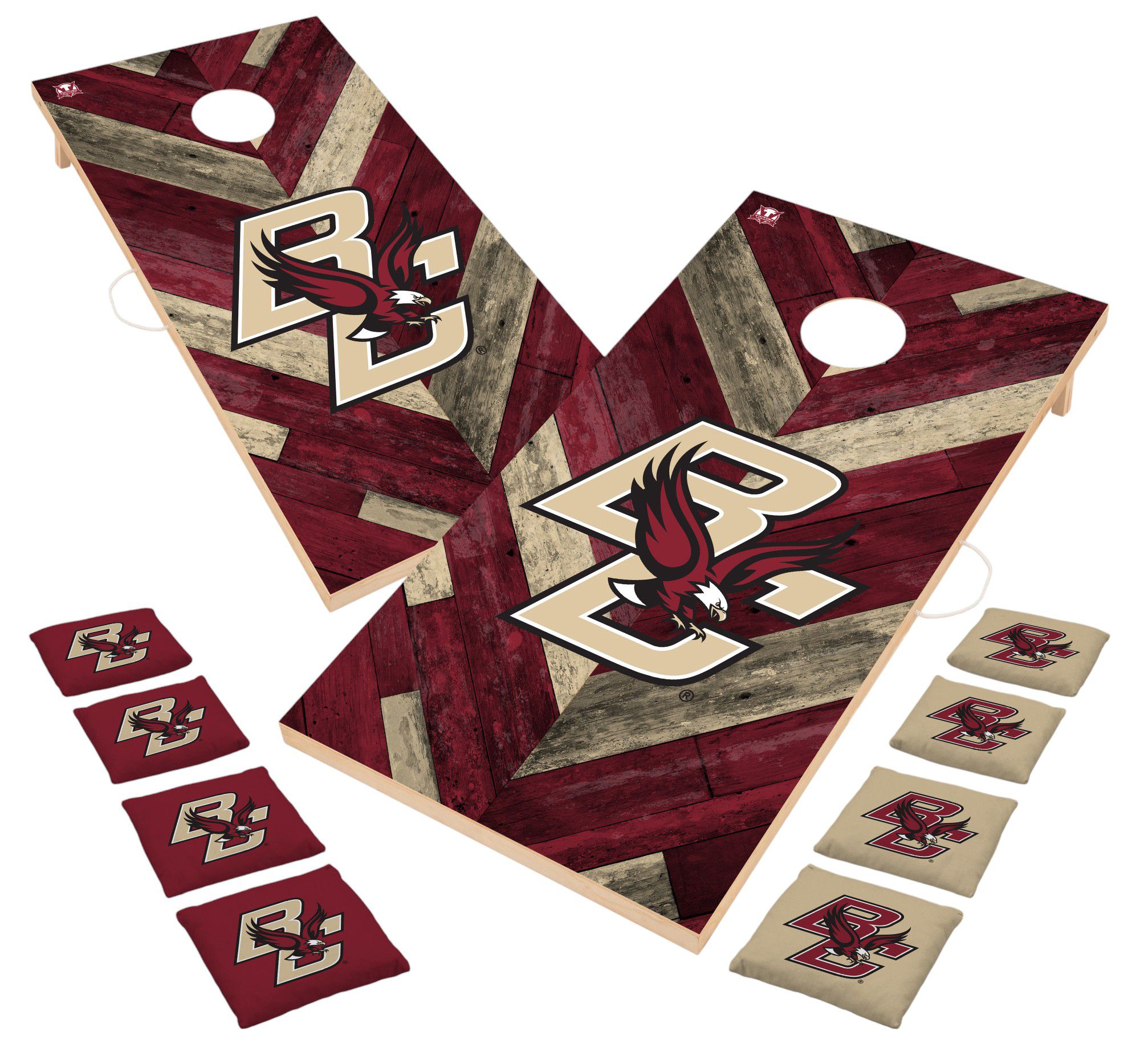Victory Tailgate Boston College Eagles 2' x 4' Solid Wood Cornhole Boards