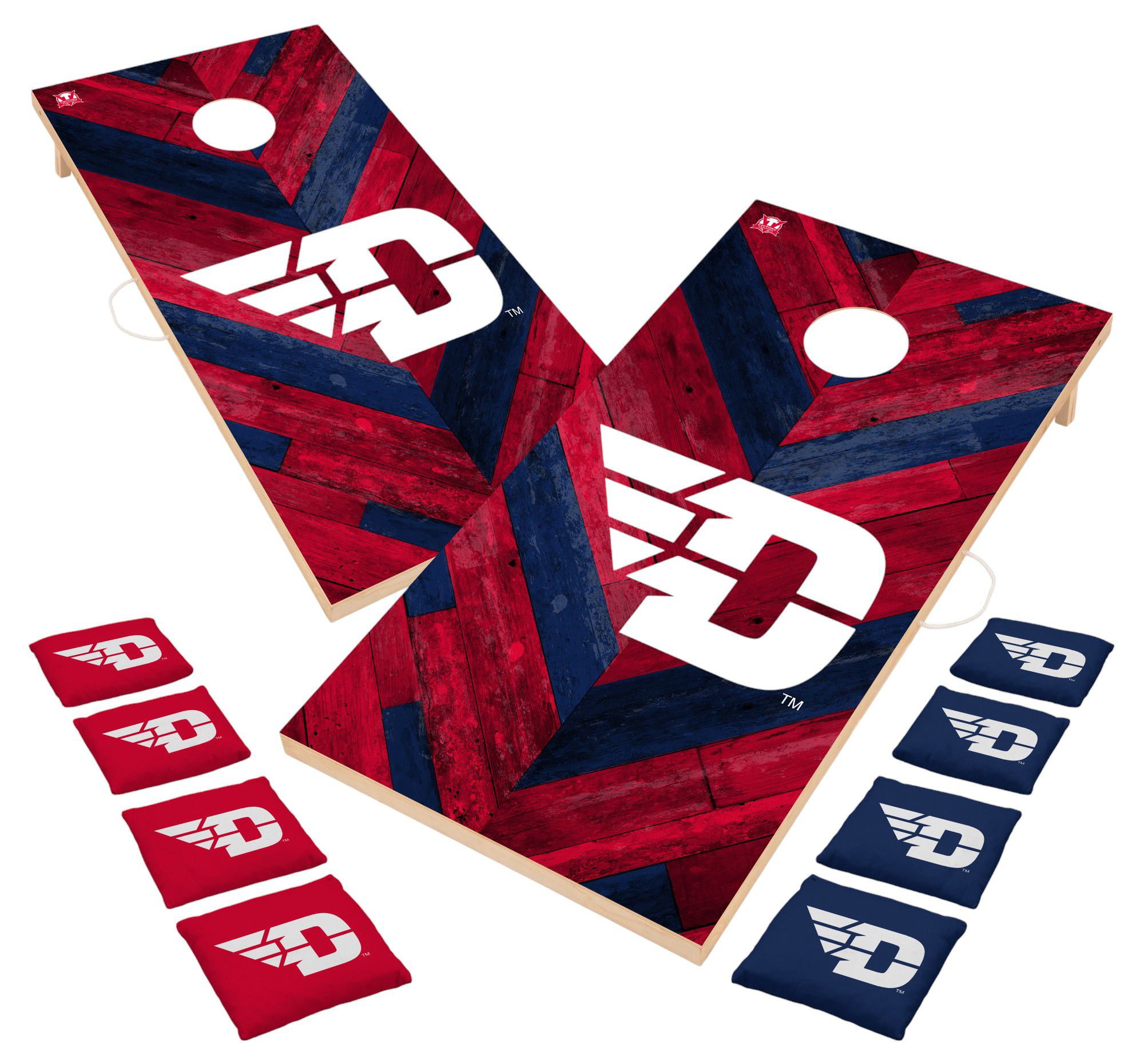 Victory Tailgate Dayton Flyers 2' x 4' Solid Wood Cornhole Boards