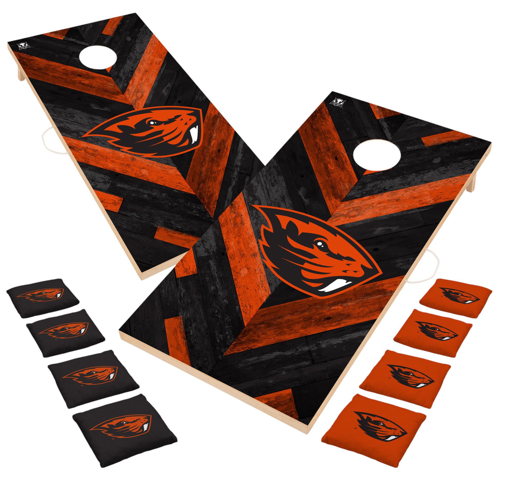 Victory Tailgate Oregon Ducks 2' x 4' Solid Wood Cornhole Boards
