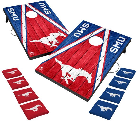 Victory Tailgate Southern Methodist Mustangs 2' x 3' Solid Wood Cornhole Boards