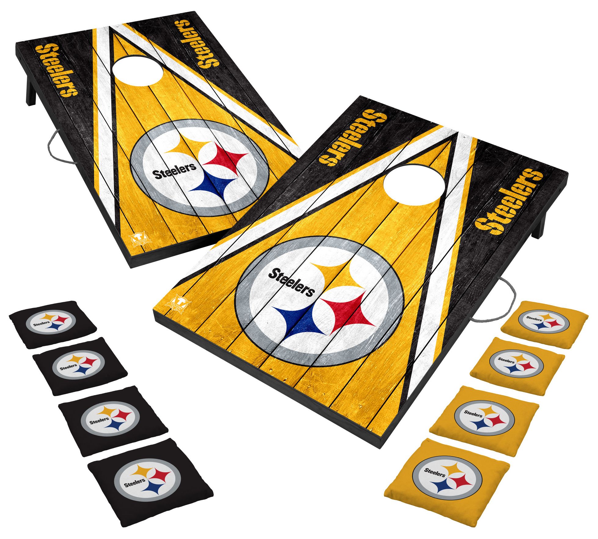 Victory Tailgate Pittsburgh Steelers 2' x 3' Solid Wood Cornhole Boards