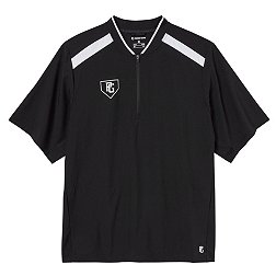Perfect Game Men's Woven Showcase Short Sleeve 1/4 Zip Pullover