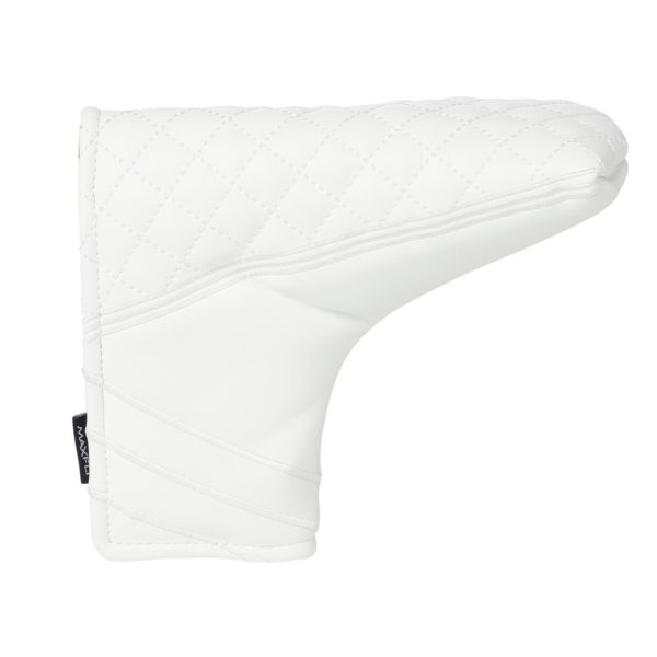 Maxfli White Quilt Blade Putter Headcover