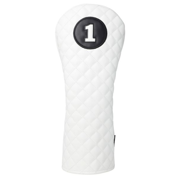 Maxfli White Quilt Driver Headcover