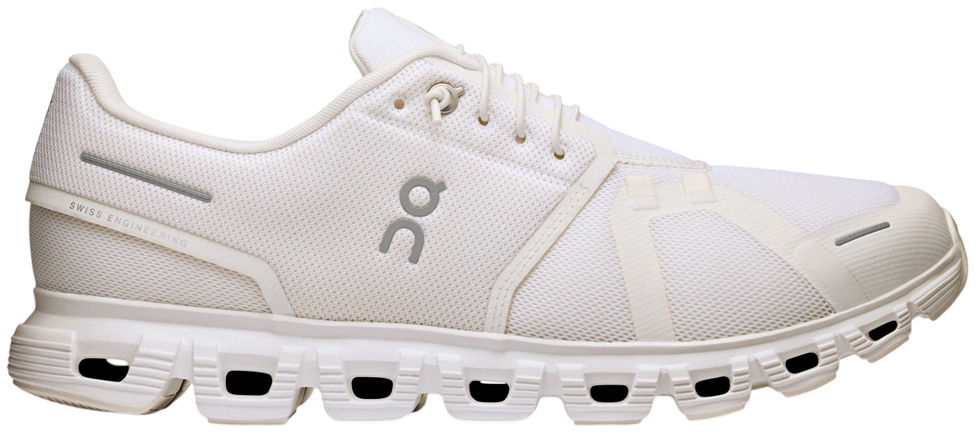 On Men's Cloud 6 Shoes White/White thumbnail