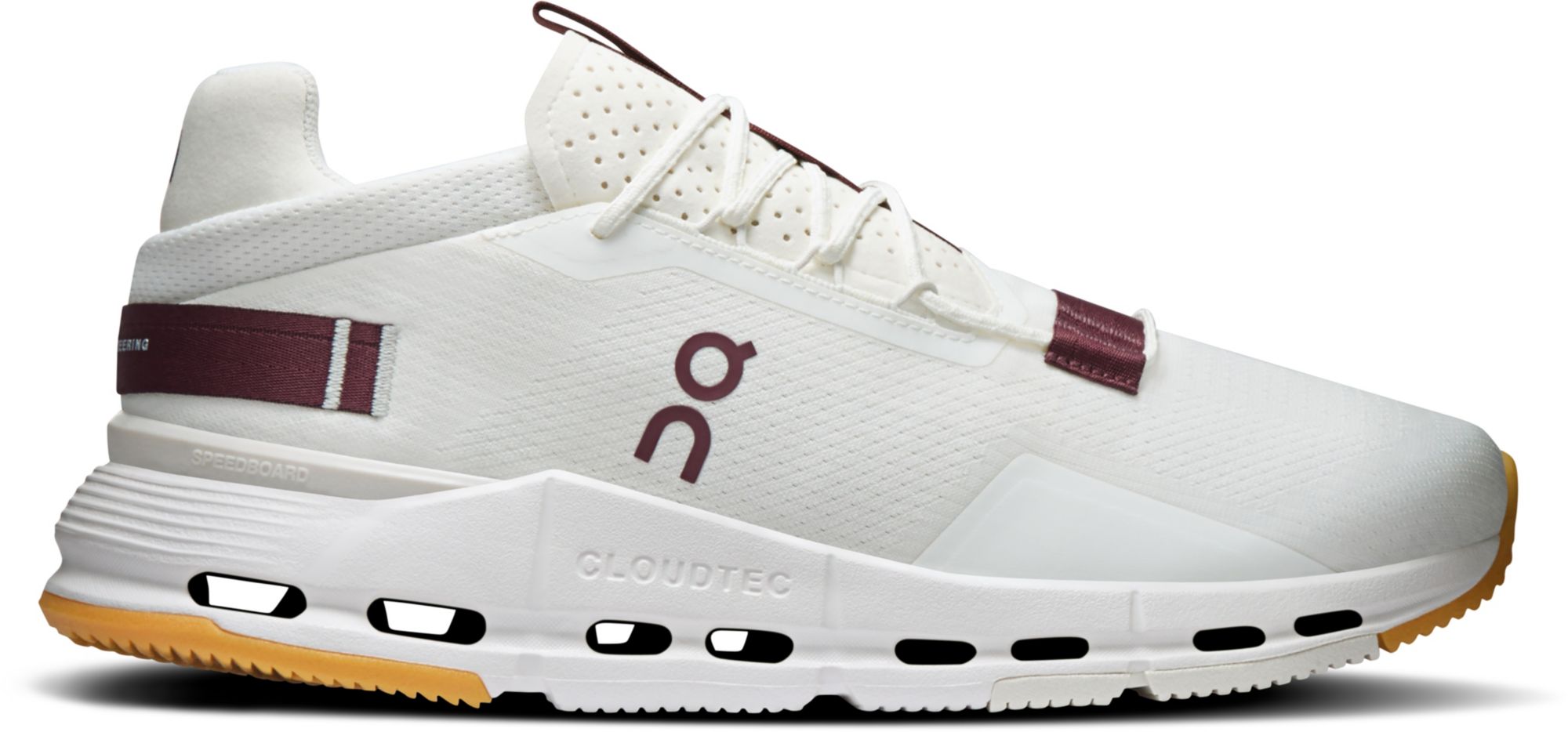 Ivory/Maroon