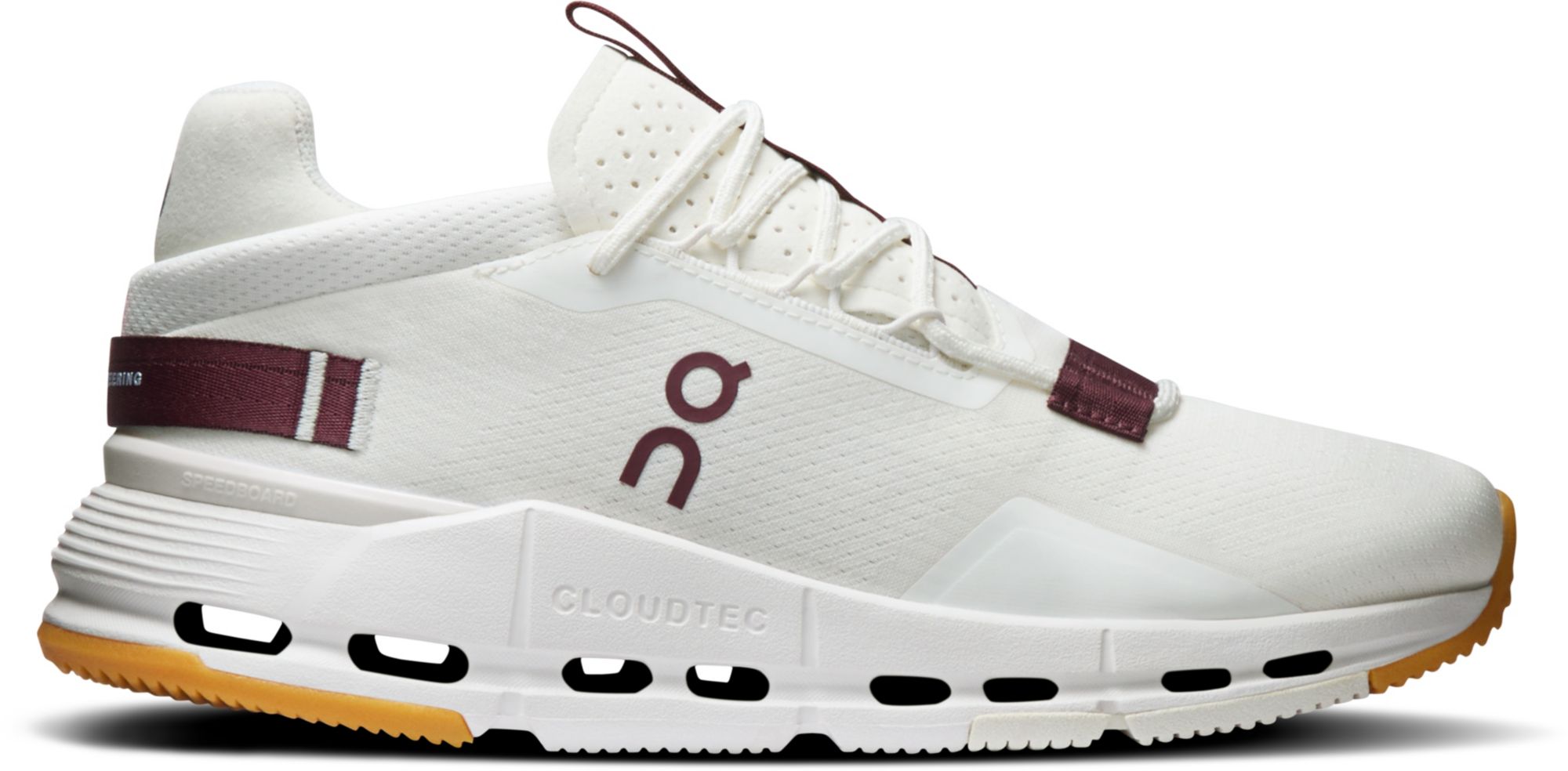Ivory/Maroon