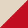 Cream/Red