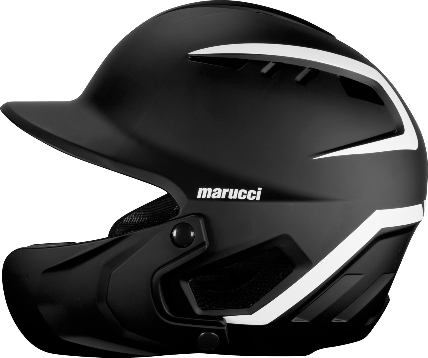Marucci Senior Duravent Two-Tone Baseball Batting Helmet w/ Jaw Guard