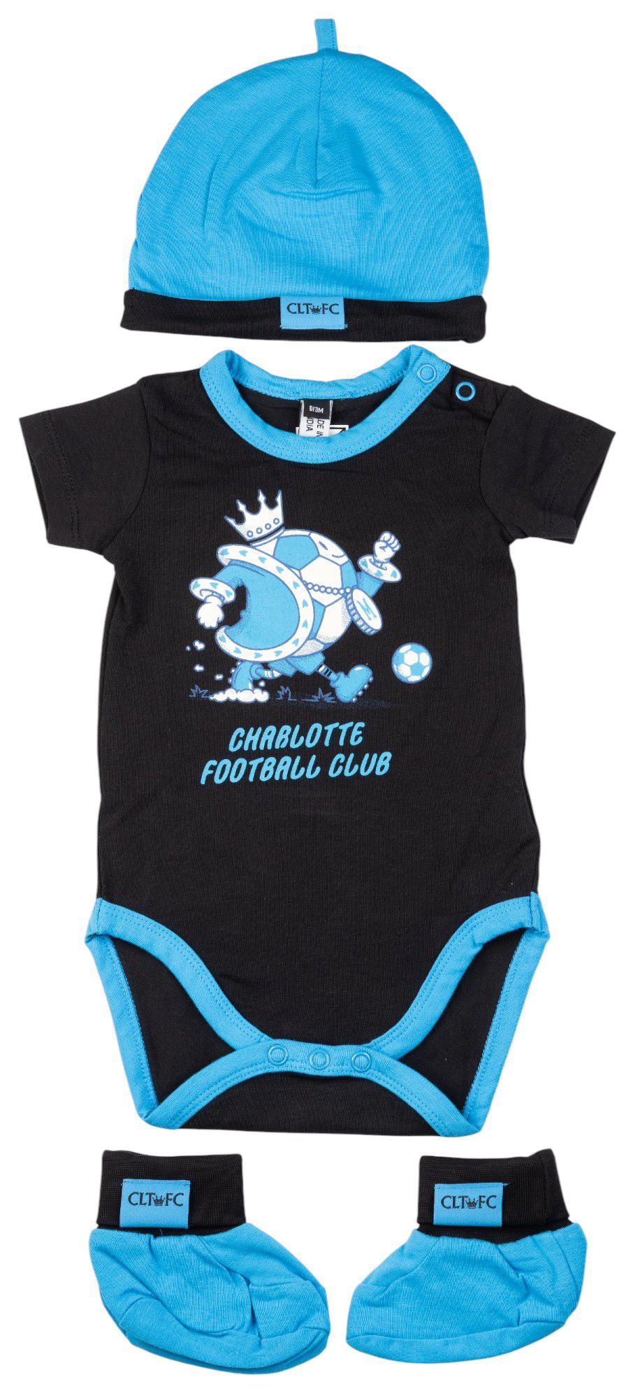 Sport Design Sweden Infant Charlotte FC Black Recruit Onesie