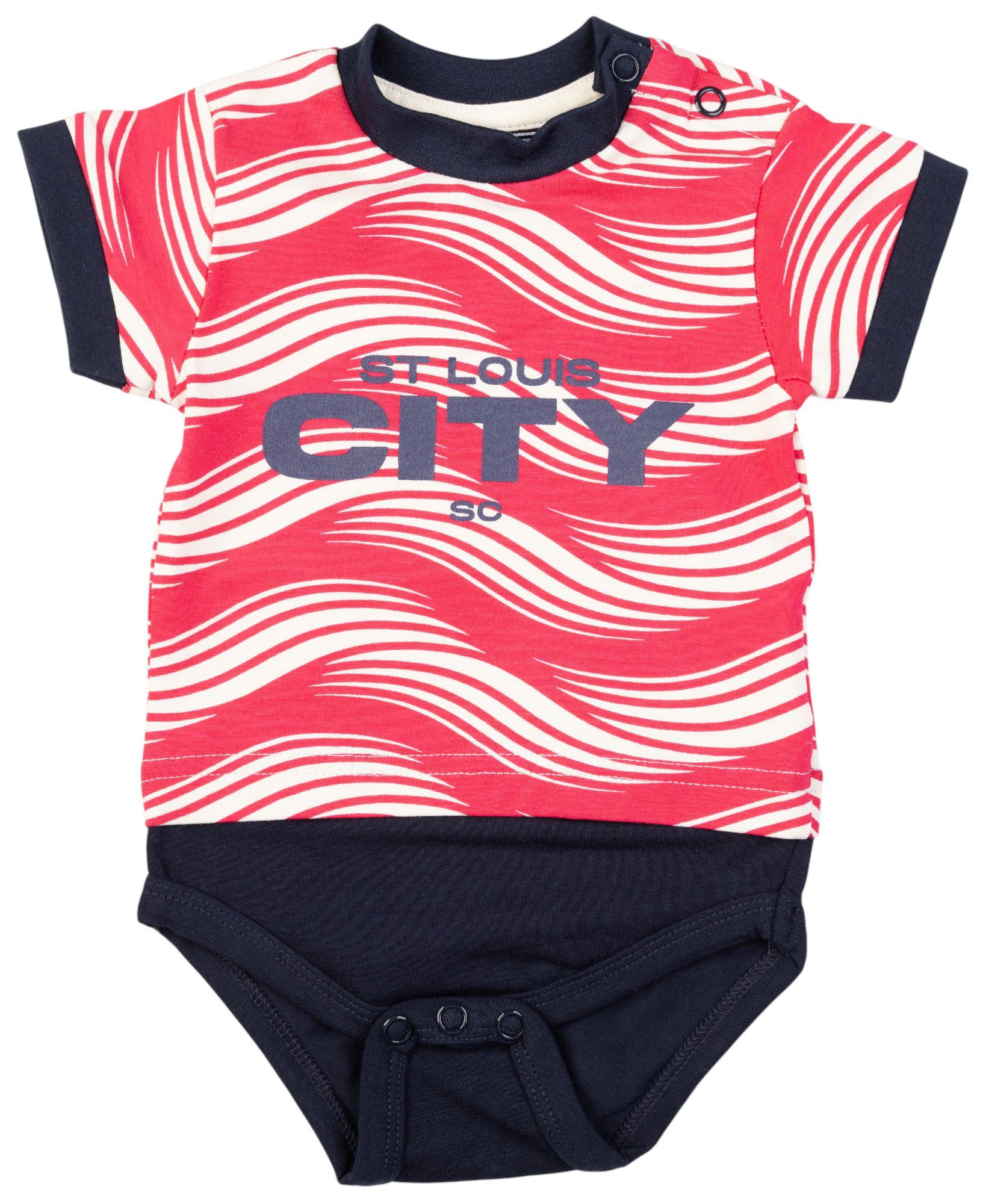 Sport Design Sweden Infant St. Louis City SC Navy All Over Print Onesie