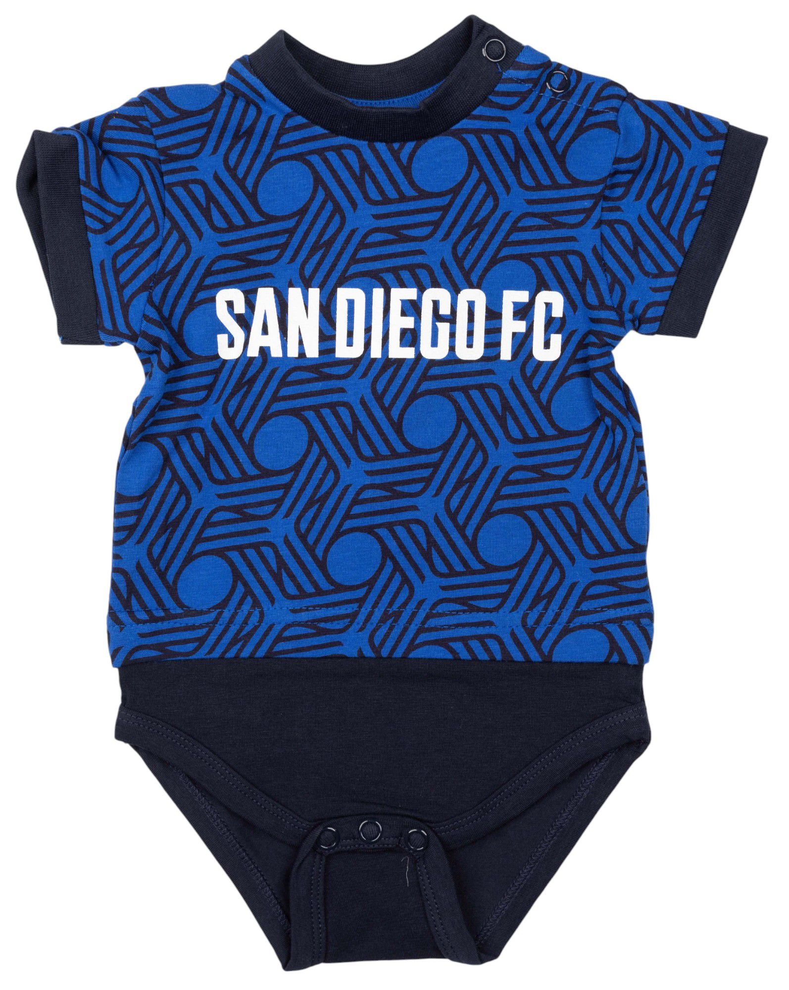 Sport Design Sweden Infant San Diego FC Navy All Over Print Onesie