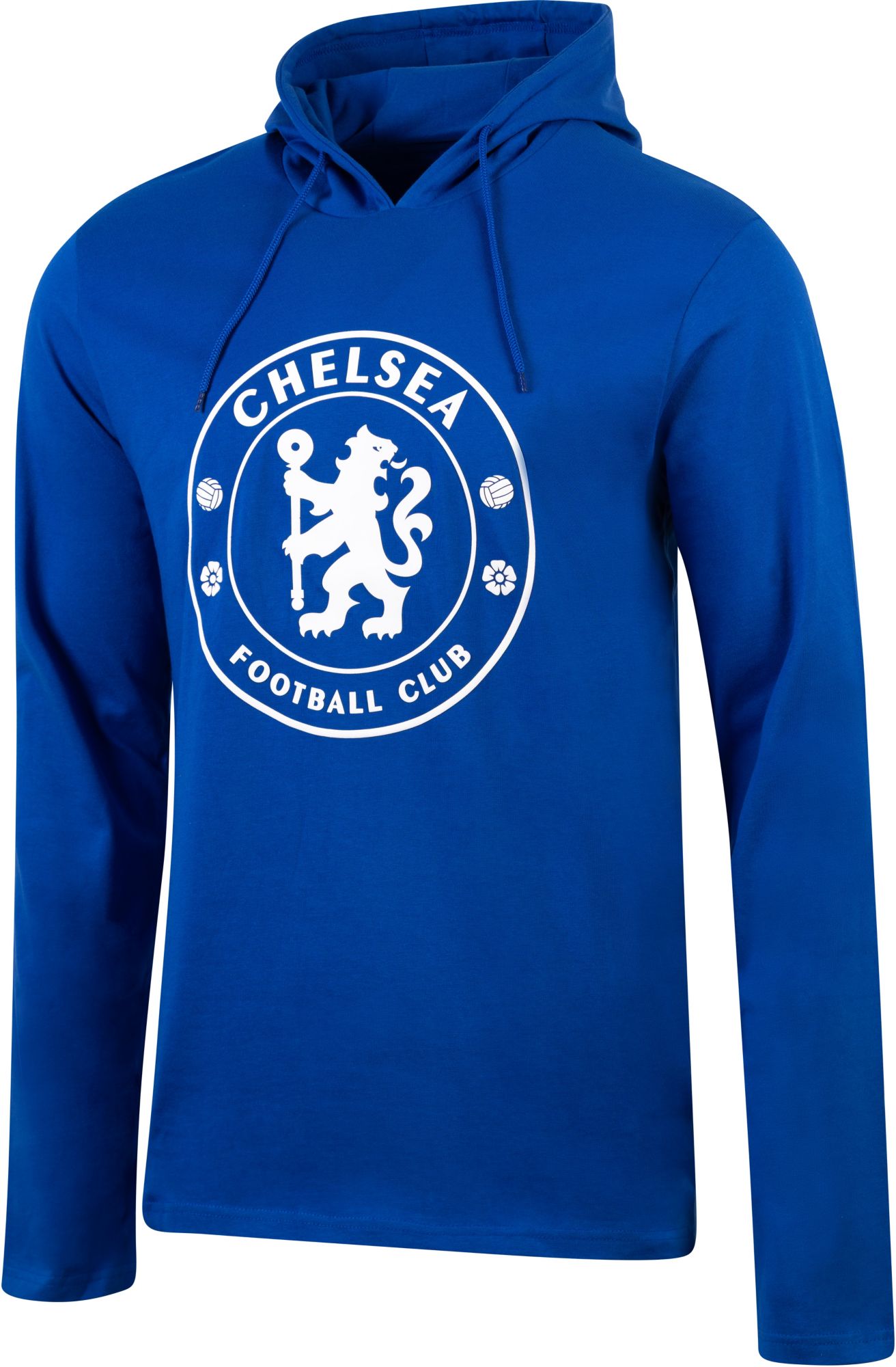 Sport Design Sweden Men's Chelsea FC Blue Logo Pullover Hoodie