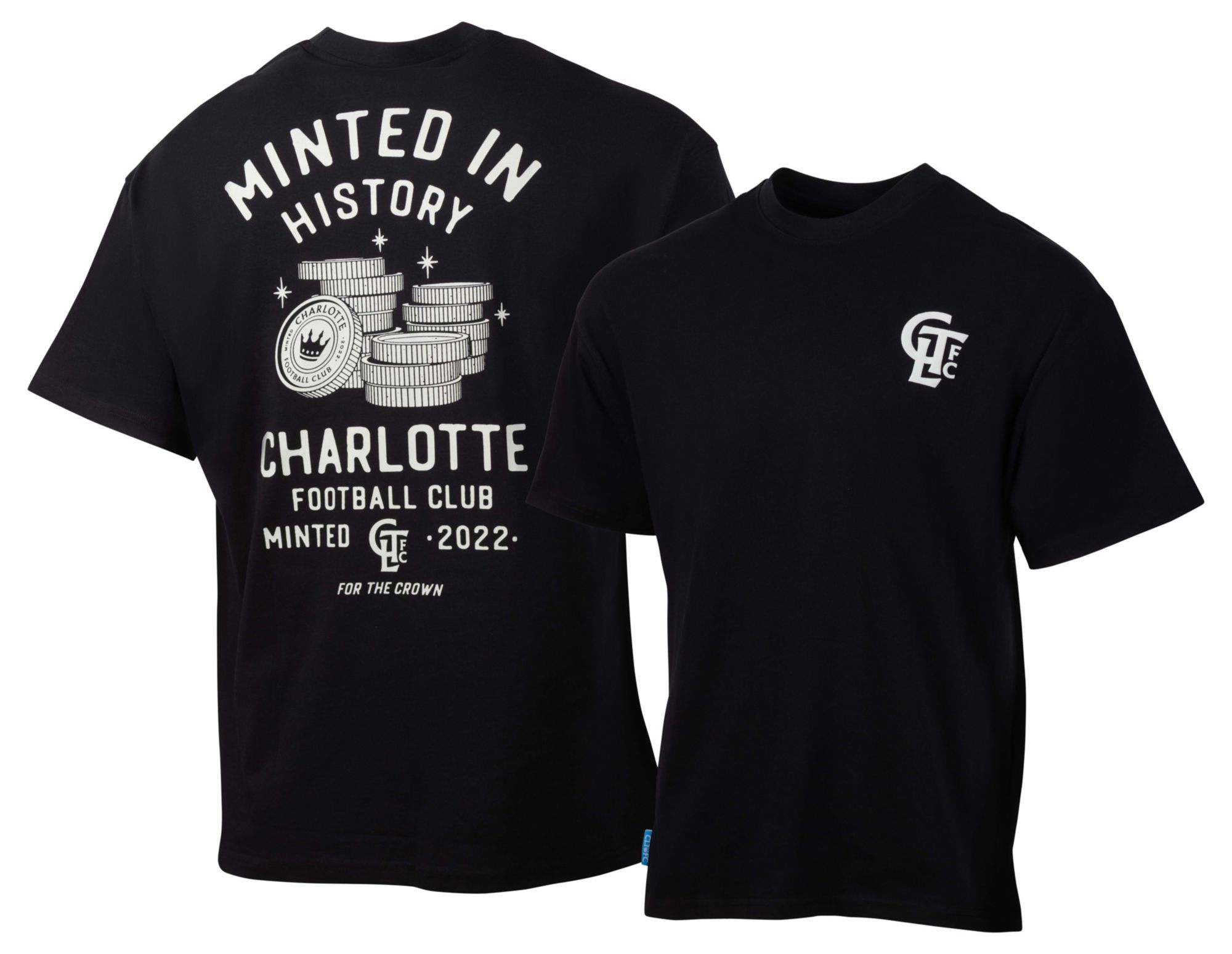 Sport Design Sweden Adult Charlotte FC Black City Soul T-Shirt