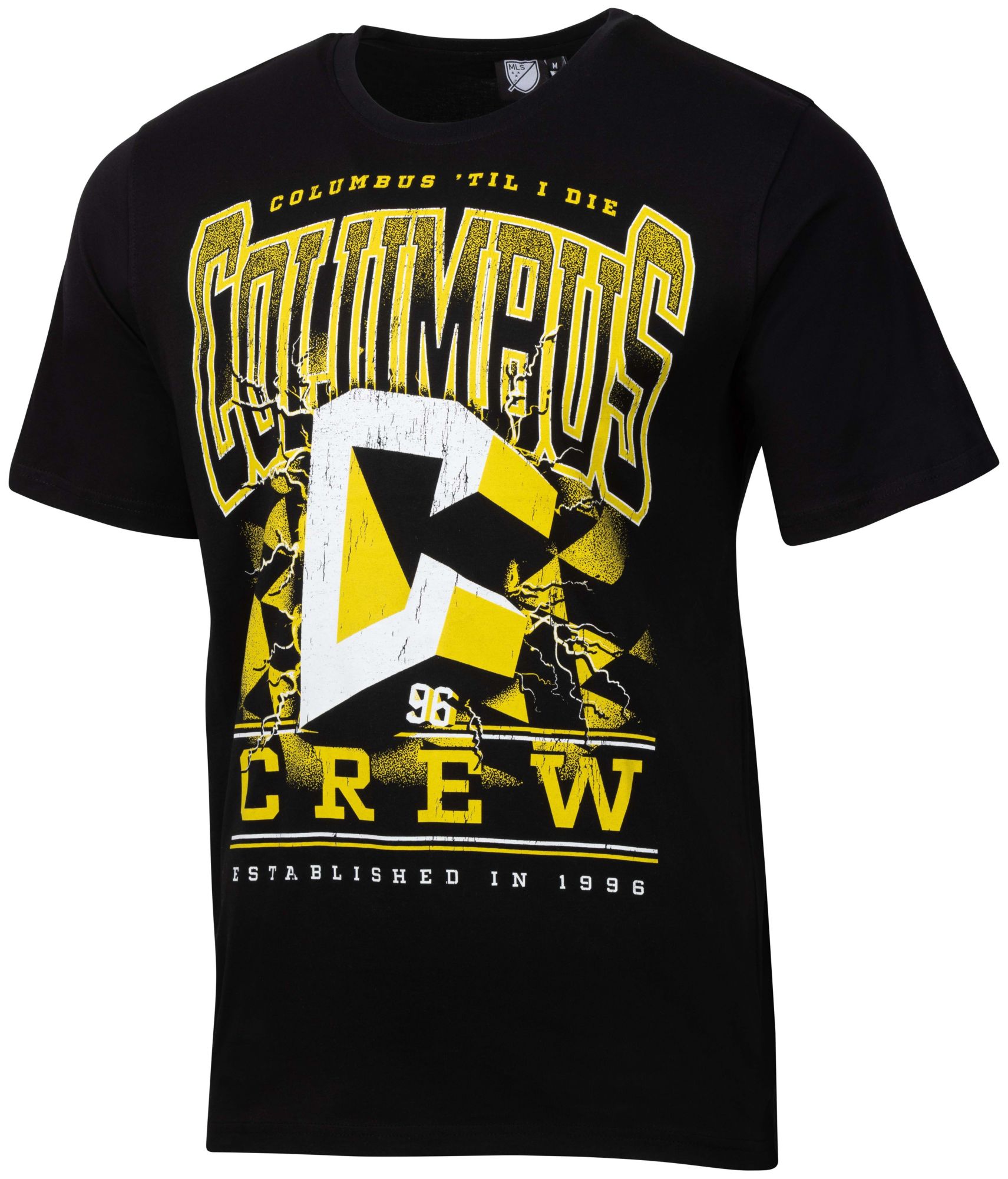 Sport Design Sweden Men's Columbus Crew Black Vintage 90s T-Shirt