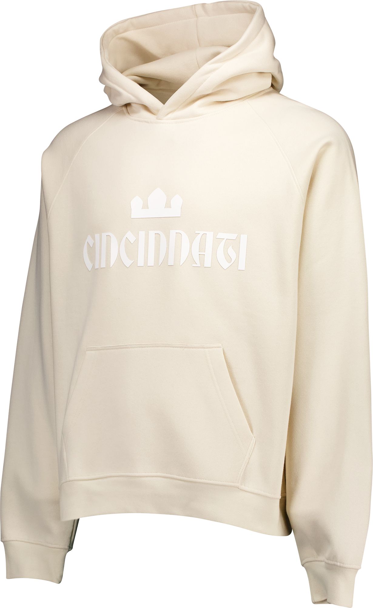 Sport Design Sweden Adult FC Cincinnati 2023-2024 Tonal Logo Off White Pullover Hoodie