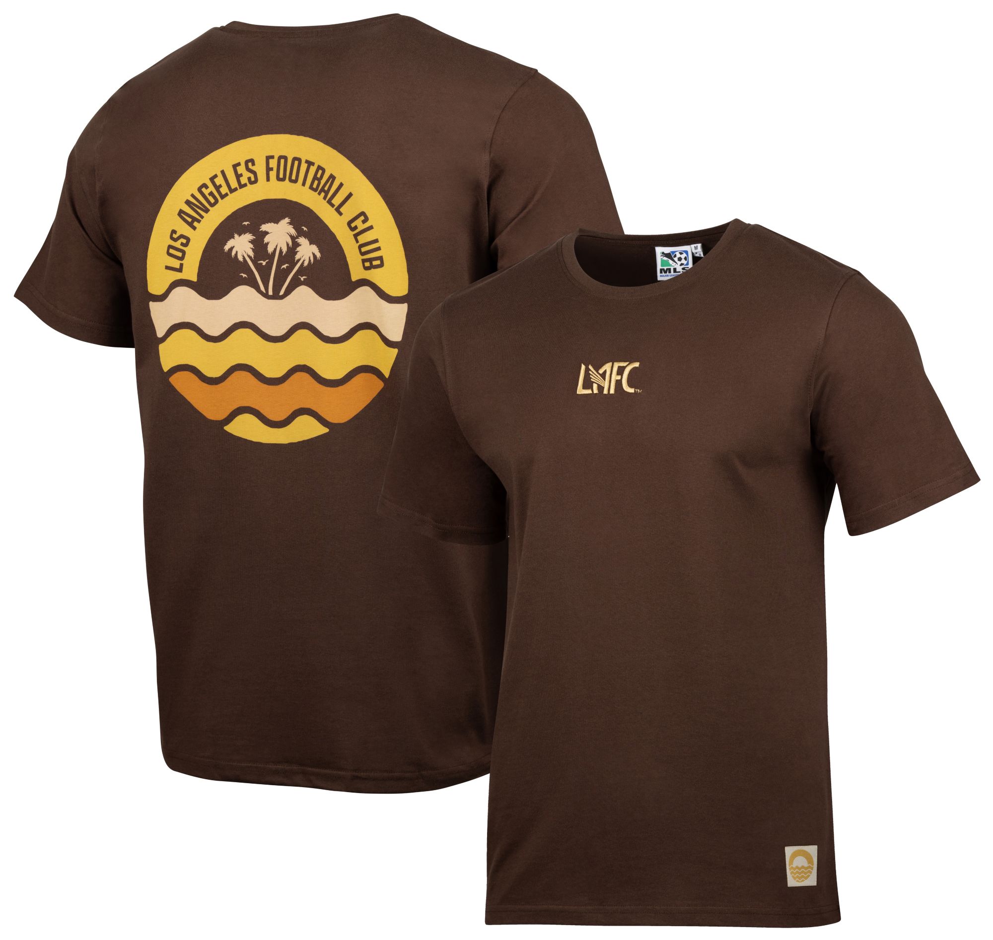 Sport Design Sweden Adult Los Angeles FC 3 Crest 2-Hit Brown T-Shirt