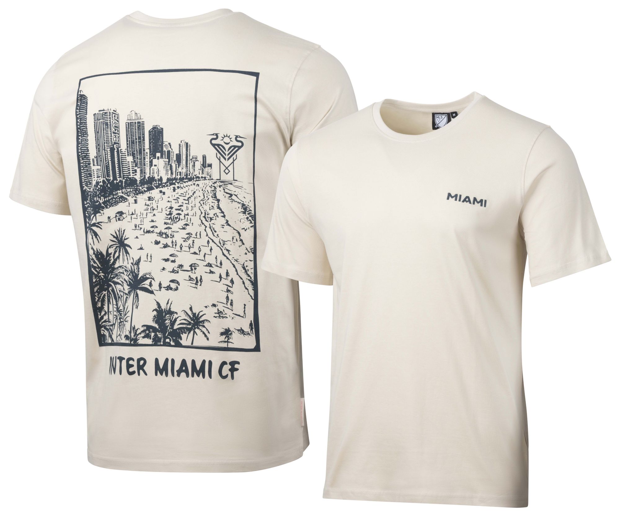 Sport Design Sweden Men's Inter Miami CF Tan Everyday Relax T-Shirt