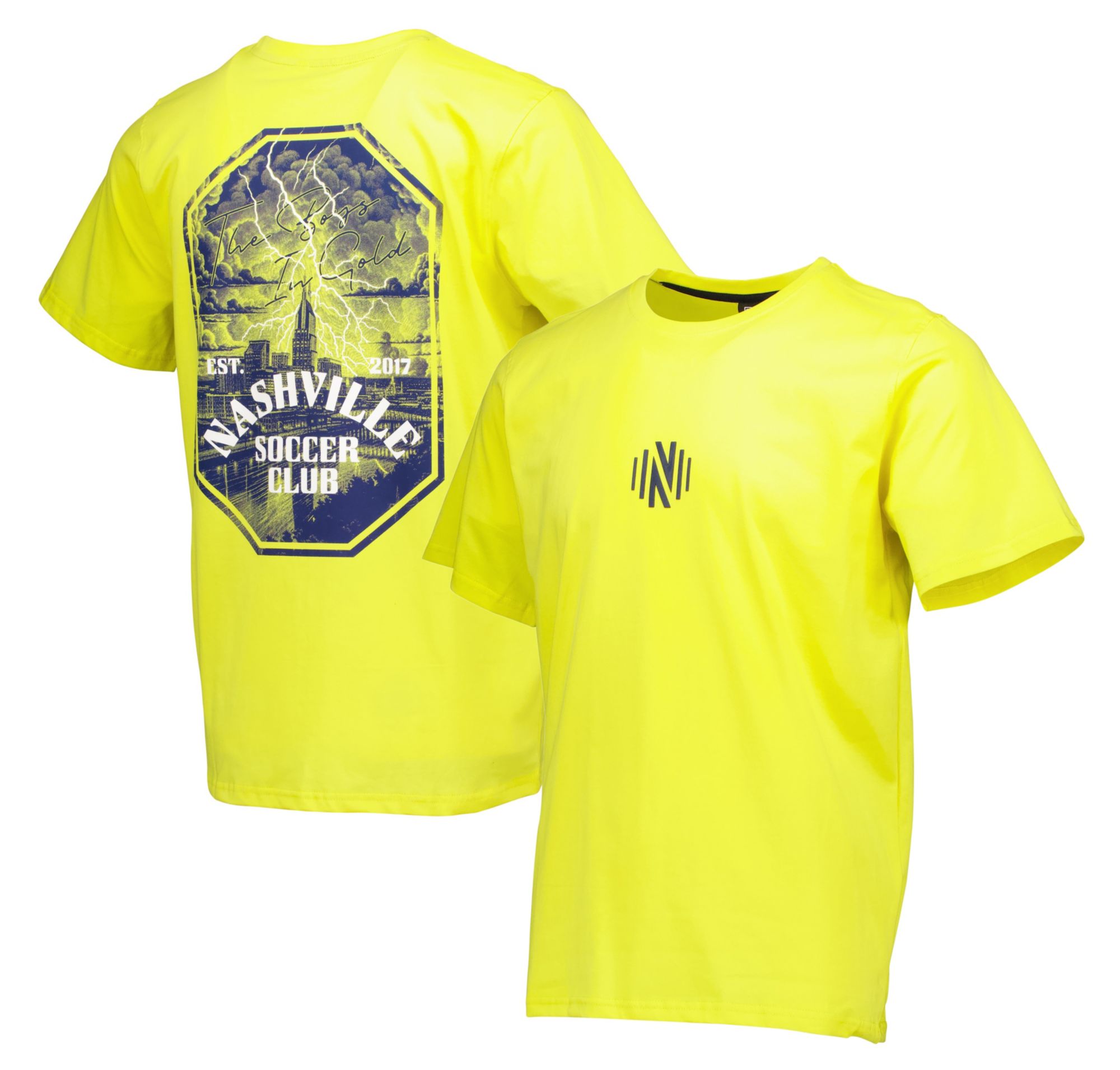 Sport Design Sweden Adult Nashville SC Street Yellow T-Shirt