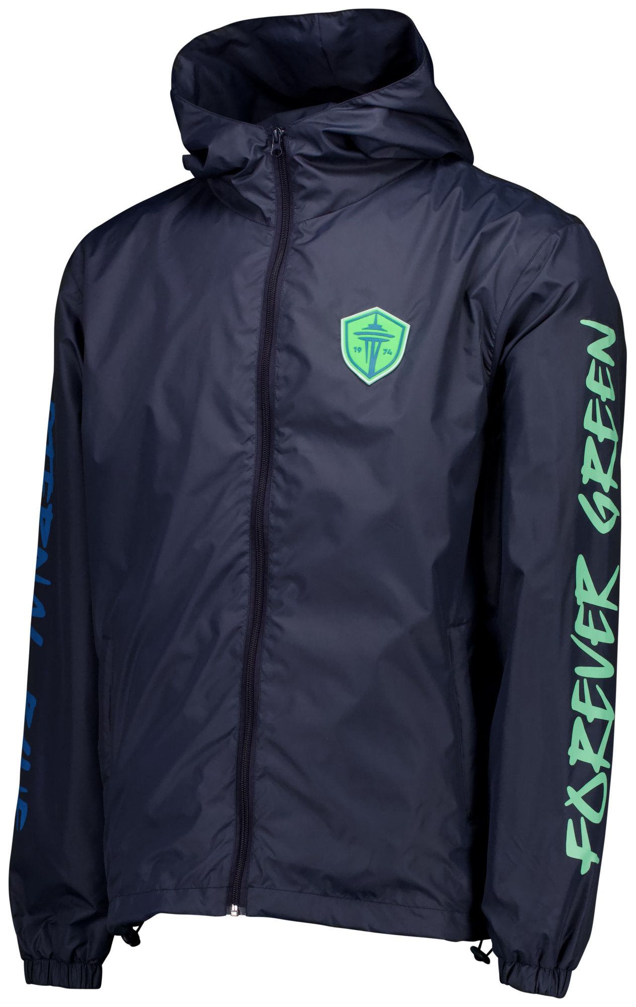 Sport Design Sweden Adult Seattle Sounders 2023-2024 Graffiti Navy Windbreaker Jacket