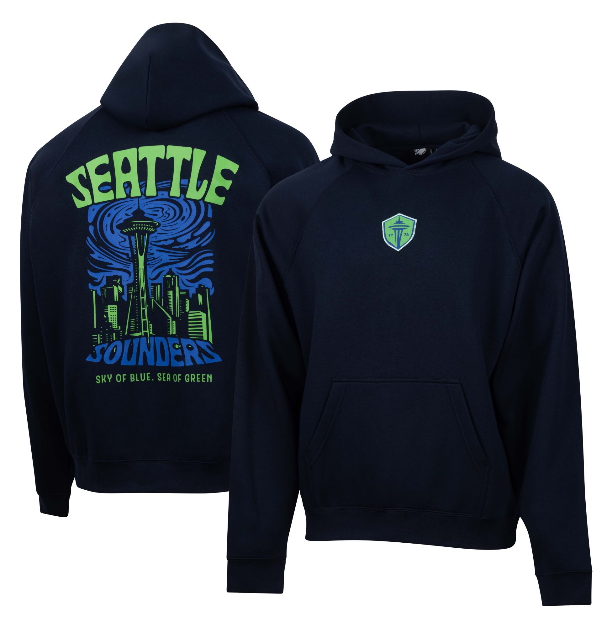 Sport Design Sweden Men's Seattle Sounders Navy Hometown Pullover Hoodie