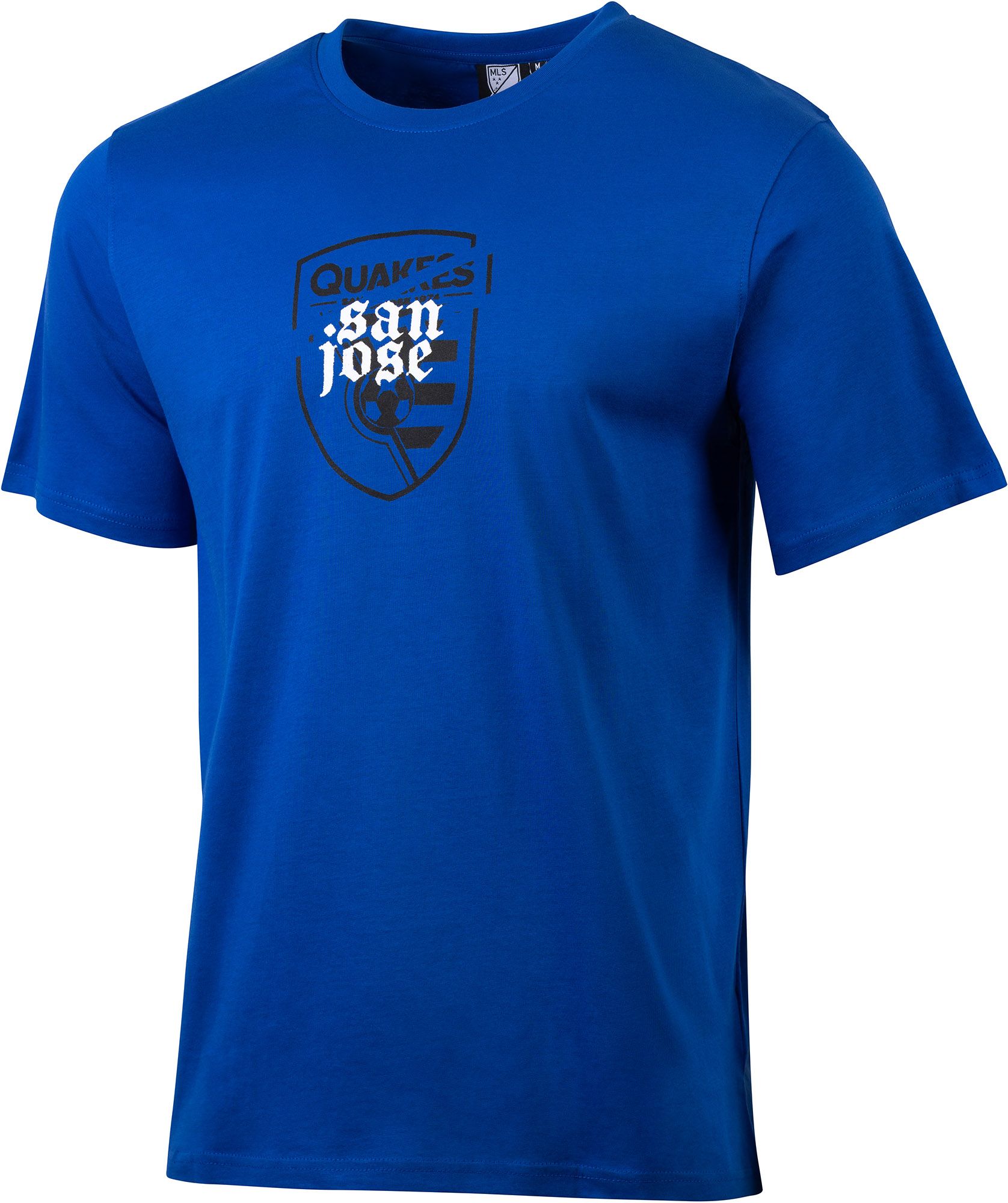 Sport Design Sweden Adult San Jose Earthquakes Blue Script T-Shirt
