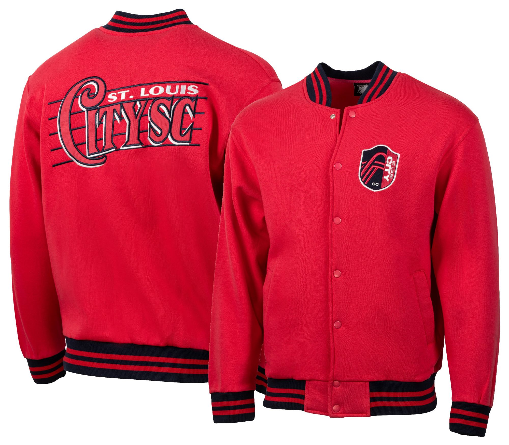 Sport Design Sweden Men's St. Louis City SC Red Varsity Jacket