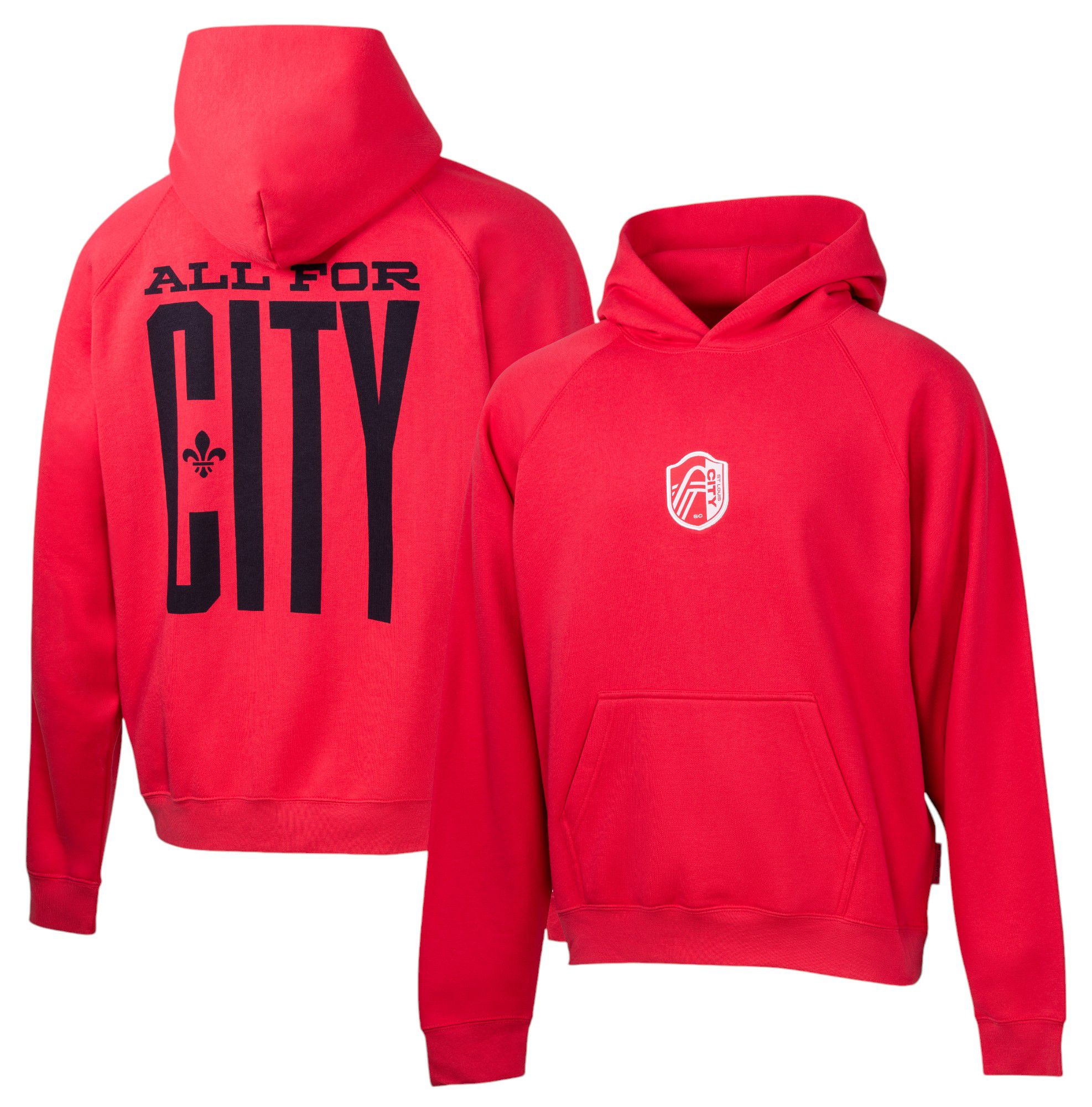 Sport Design Sweden Men's St. Louis City SC Red Hometown Pullover Hoodie