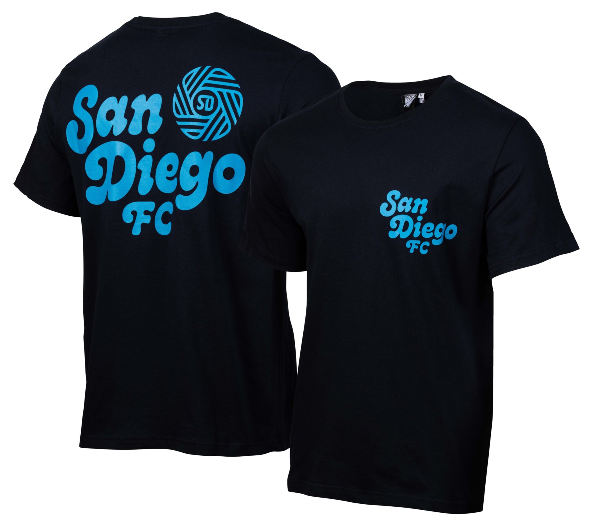 Sport Design Sweden Men's San Diego FC Navy Script T-Shirt